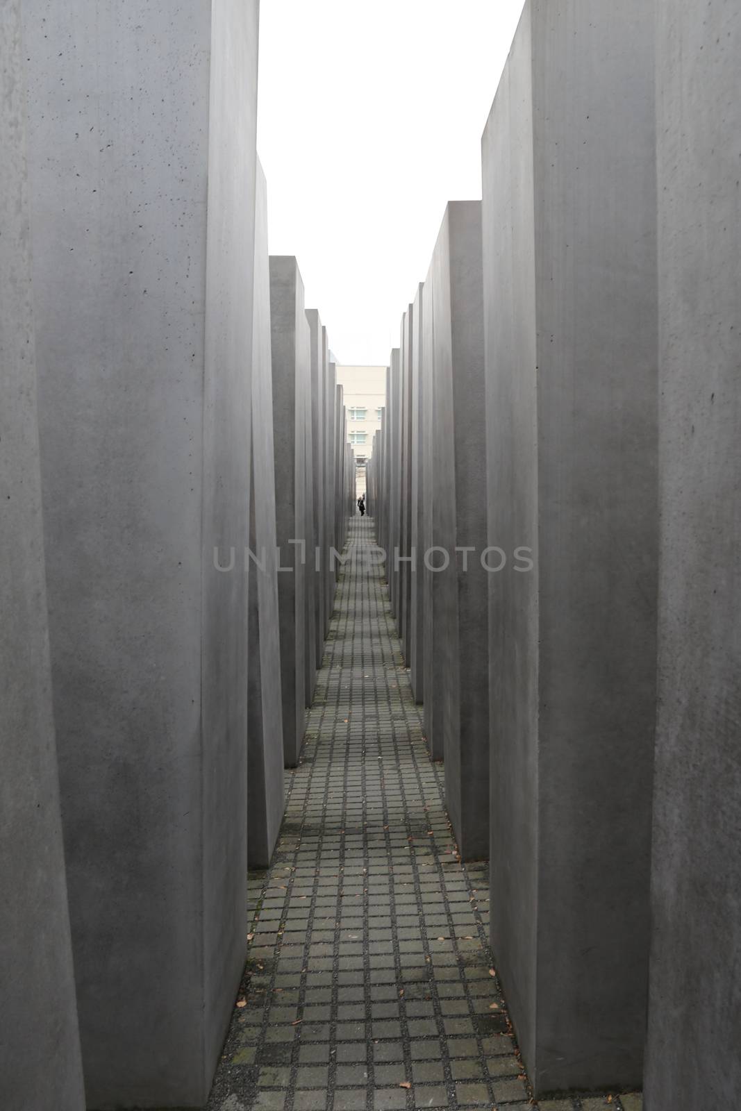 The Memorial to the Murdered Jews of Europe also known as the Holocaust Memorial in Berlin - Germany