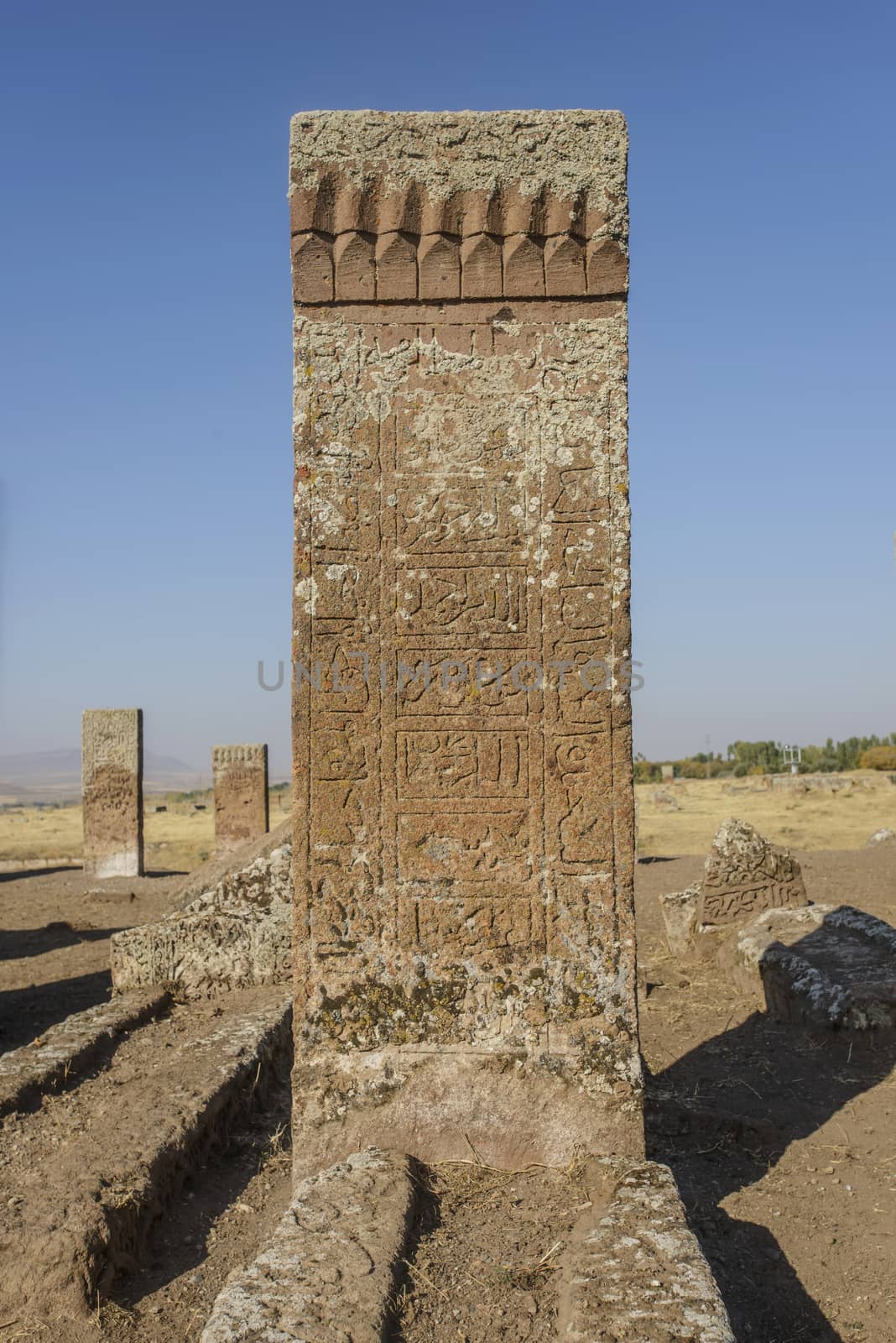 Tombstones of seljuks in Ahlat turkey by emirkoo