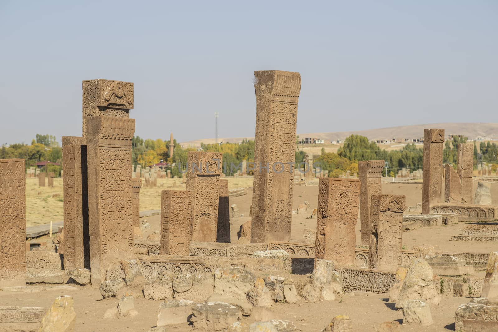 Tombstones of seljuks in Ahlat turkey by emirkoo