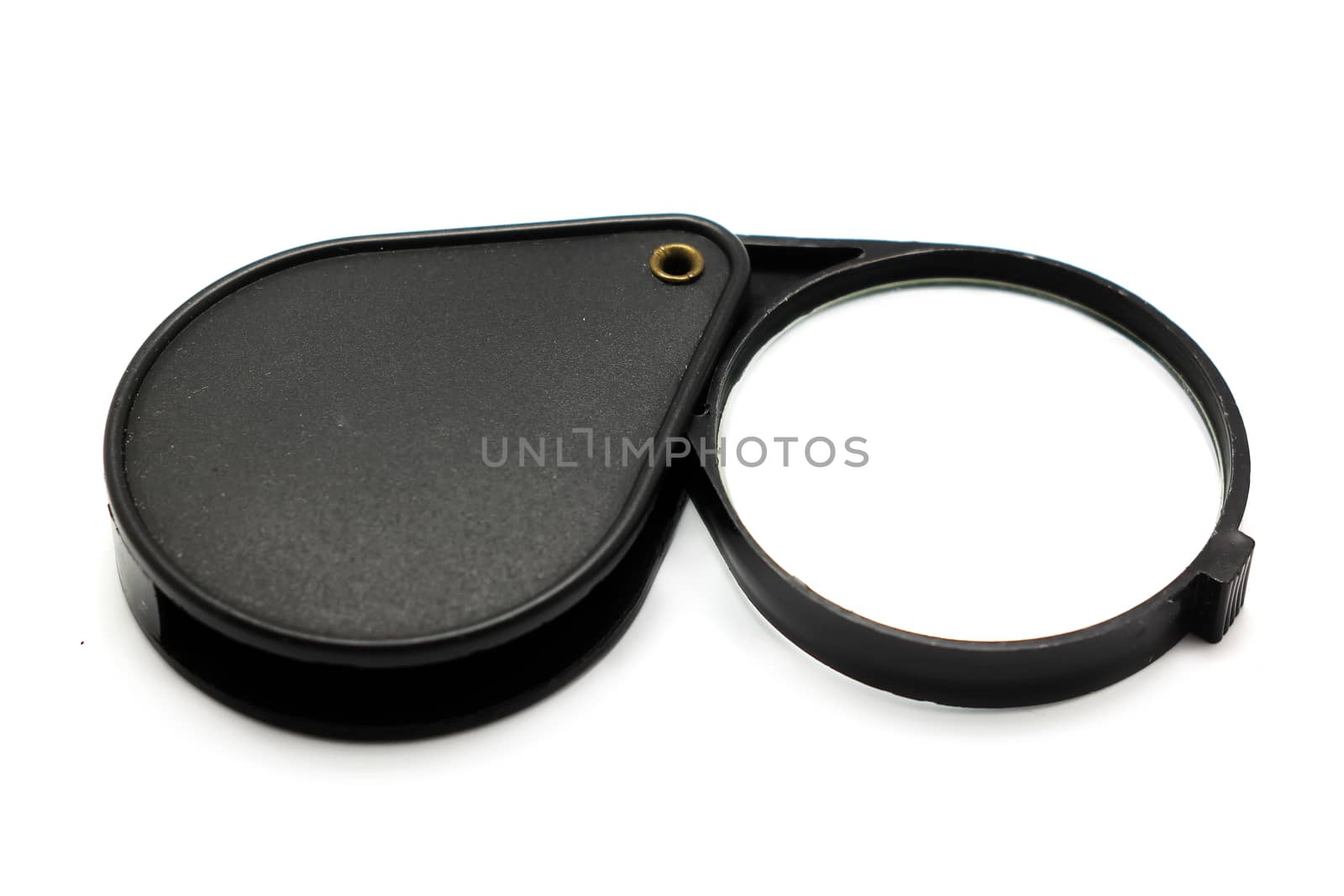 magnifying glass isolated on white by leisuretime70