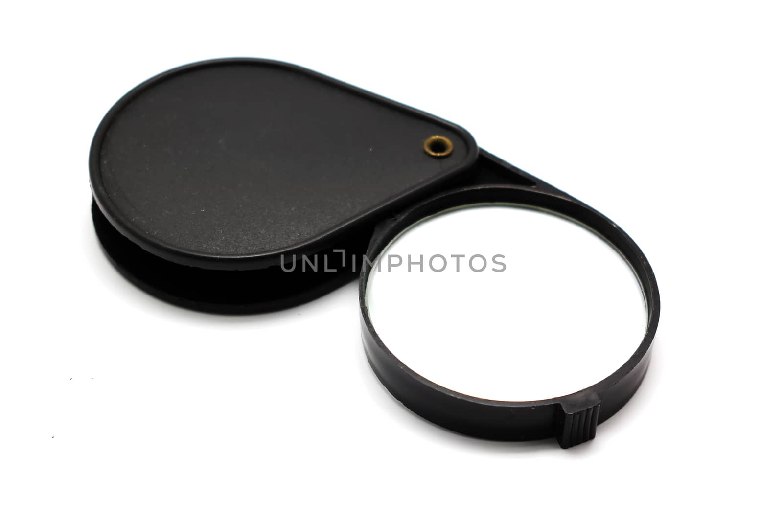 magnifying glass isolated on white by leisuretime70