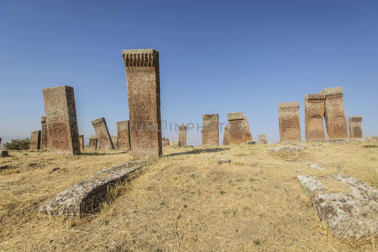 Tombstones of seljuks in Ahlat turkey by emirkoo