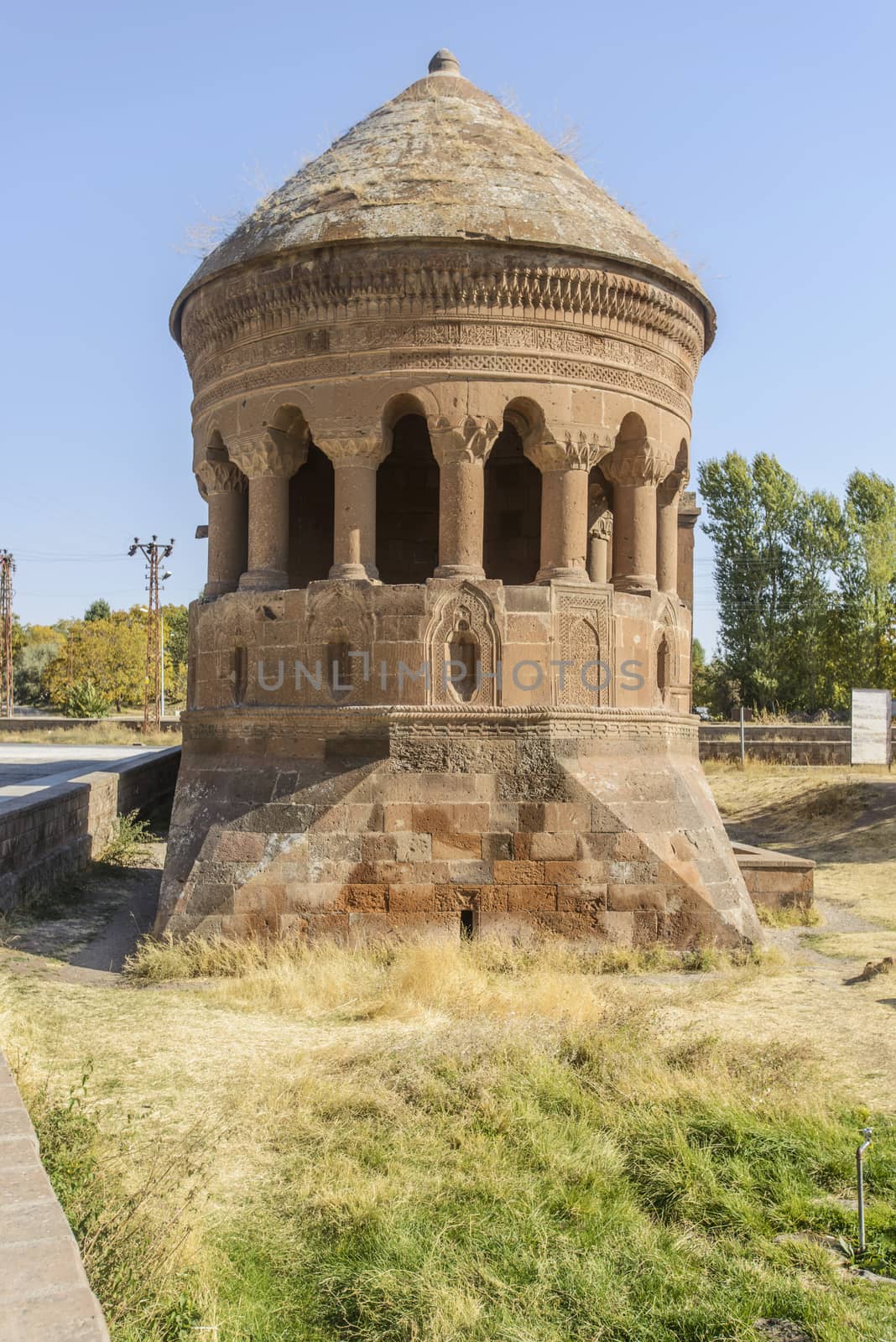 seljuk turk cemetery in ahlat, bitlis