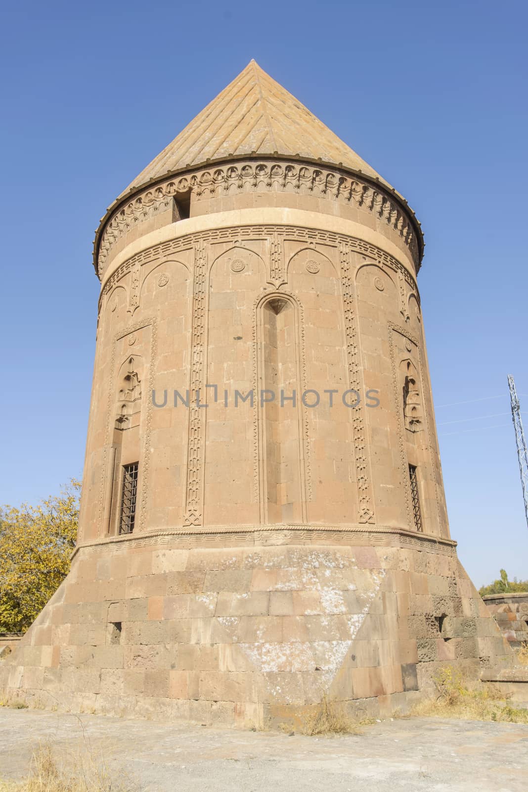 seljuk turk cemetery in ahlat, bitlis