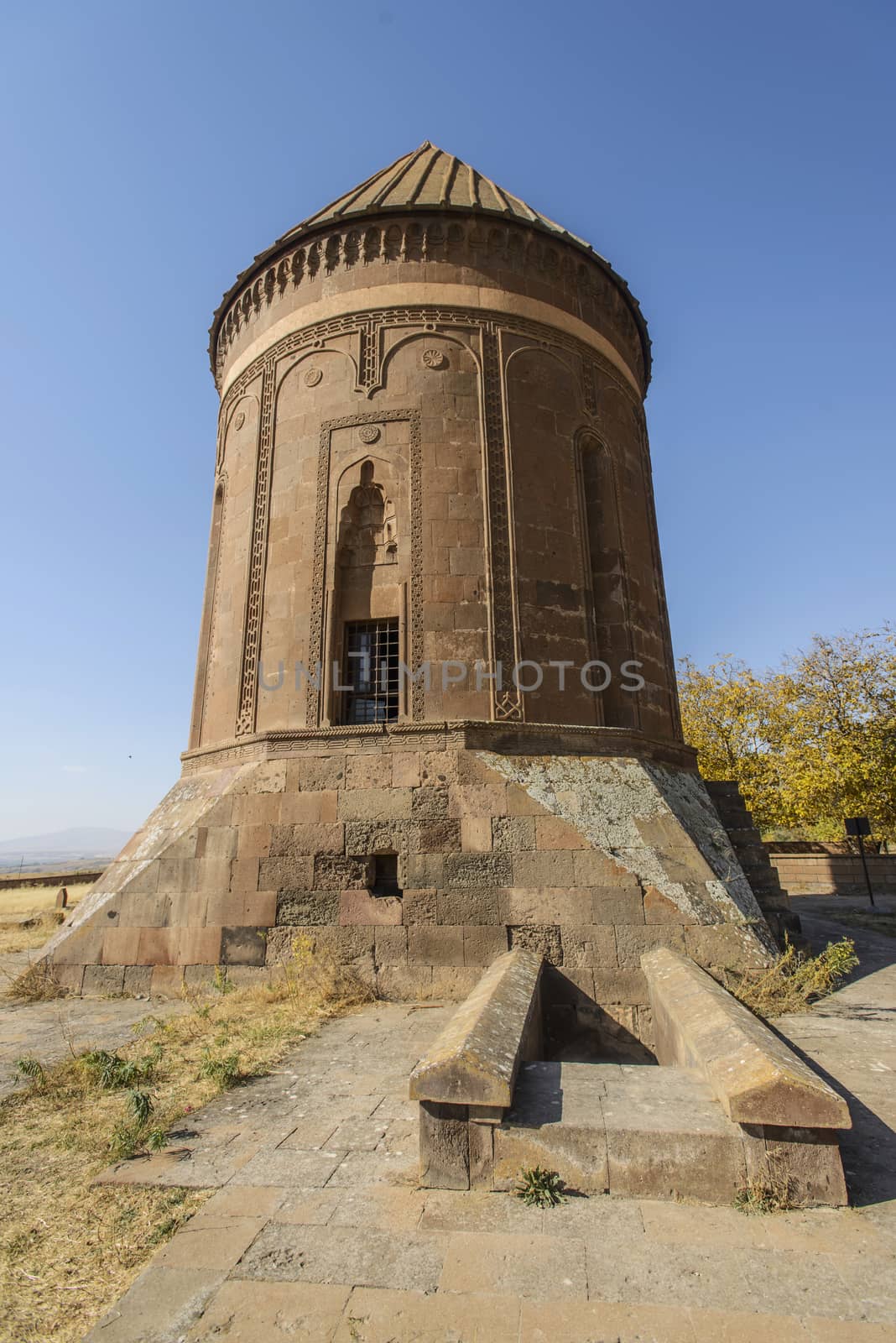 seljuk turk cemetery in ahlat, bitlis