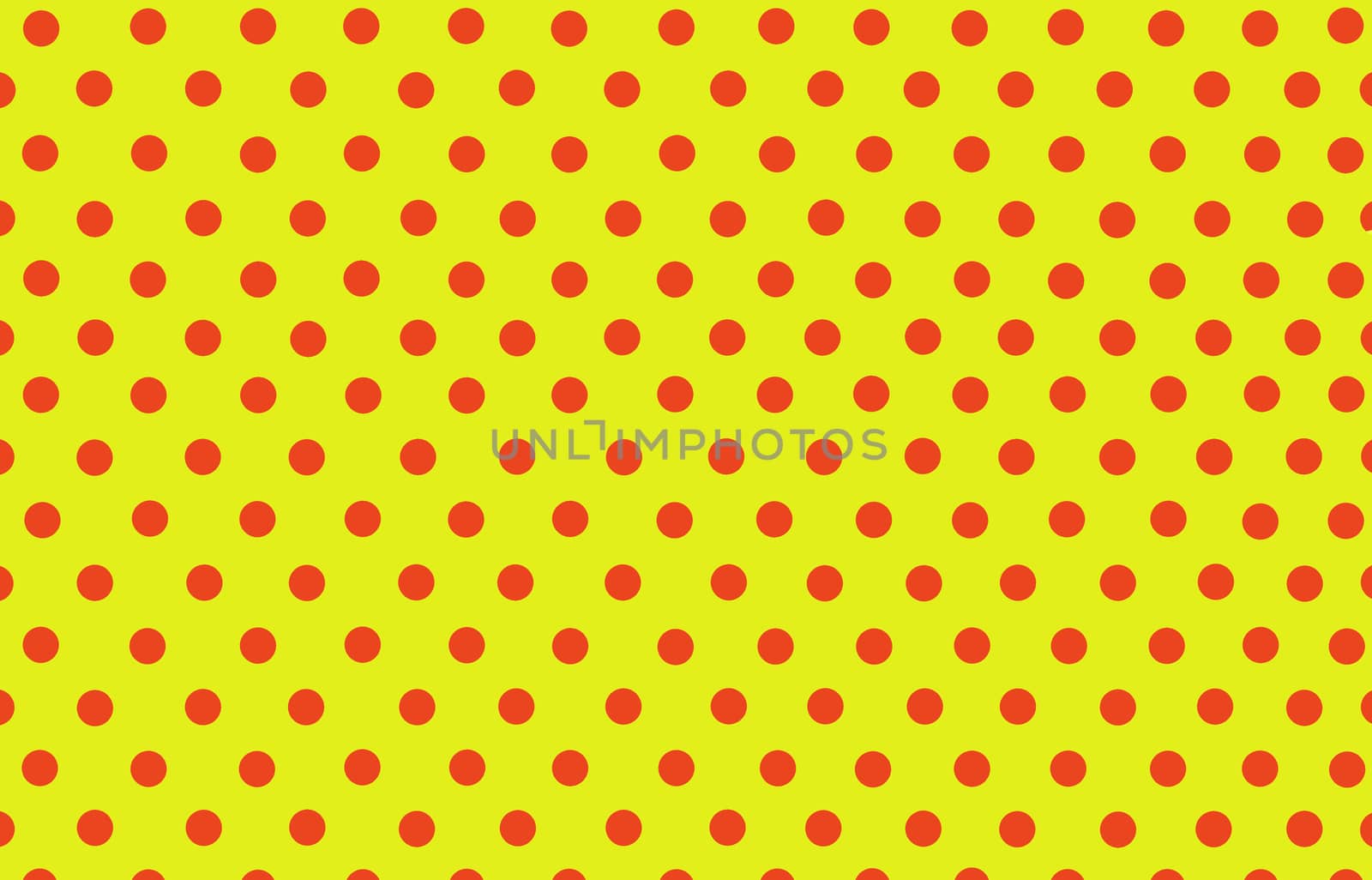 the orange polka dot with yellow background