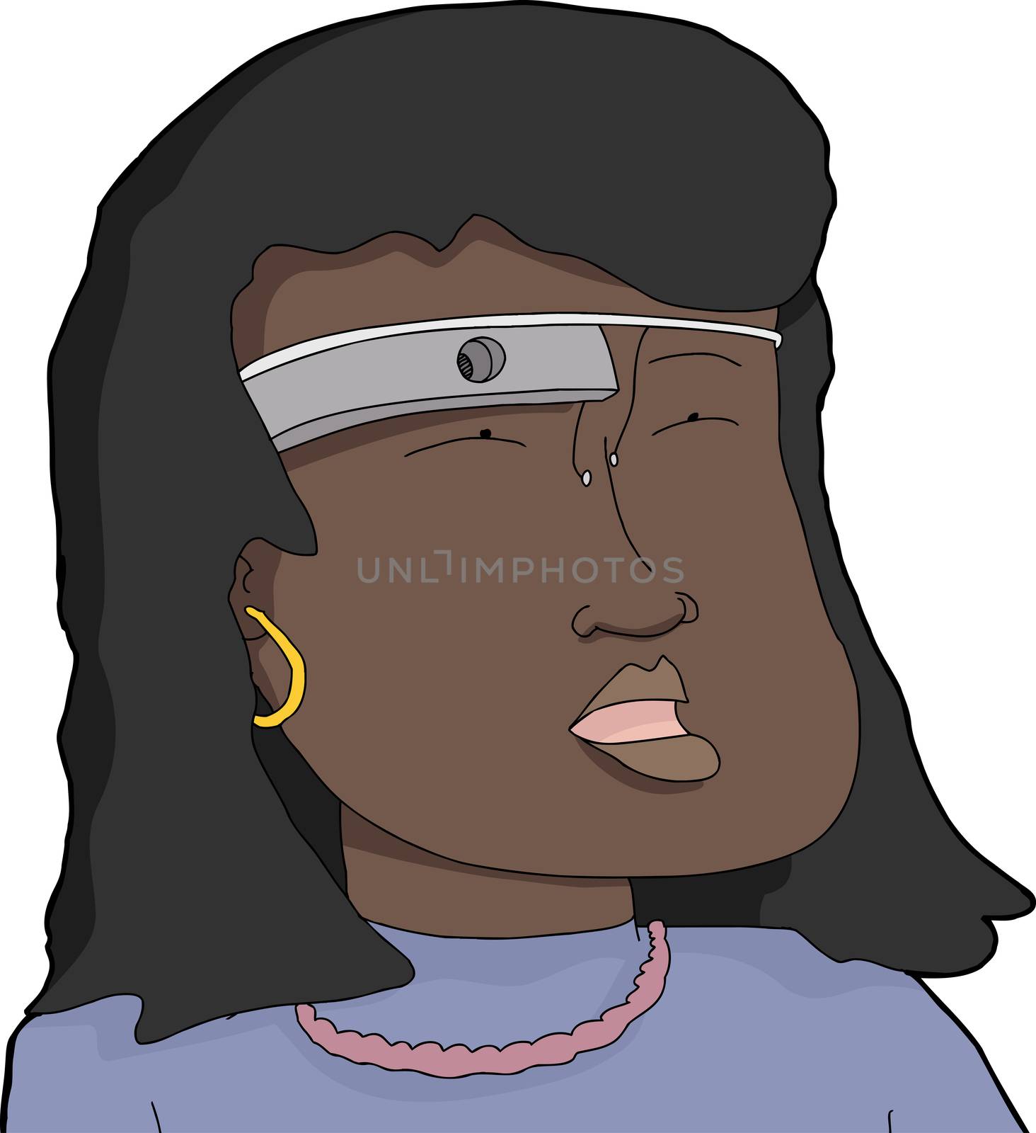 Woman with Wearable Technology by TheBlackRhino