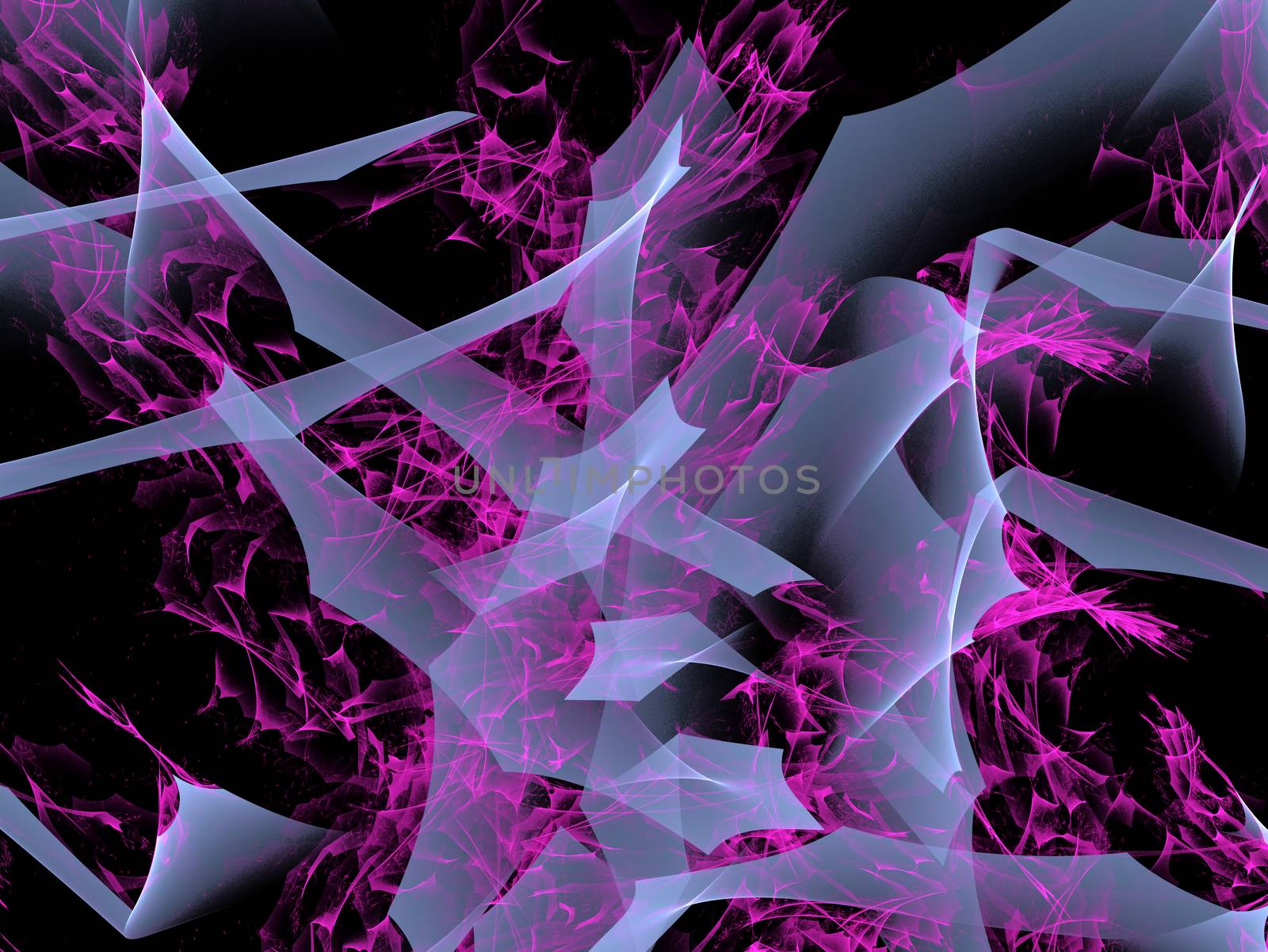 A digitally generated background fractal.
