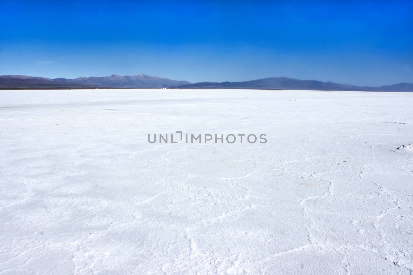 A huge salt field in the north of Argentina
