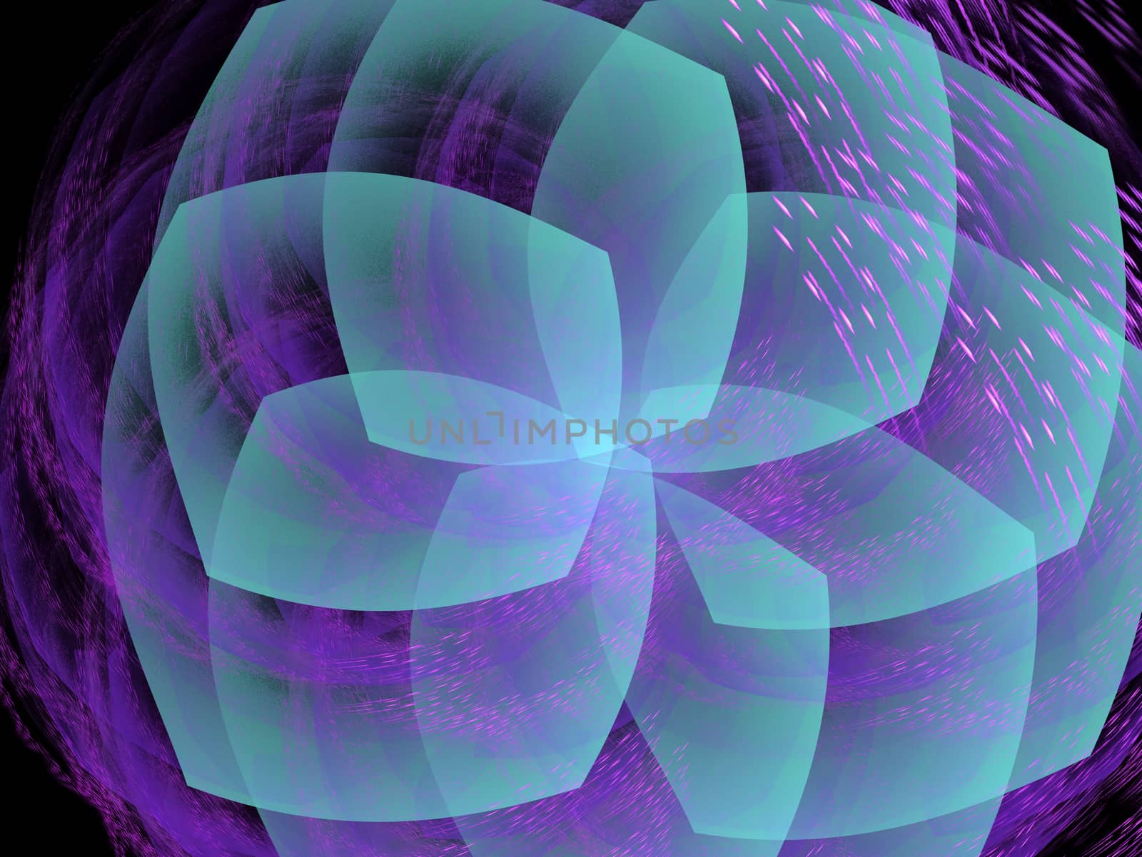 A digitally generated background fractal.
