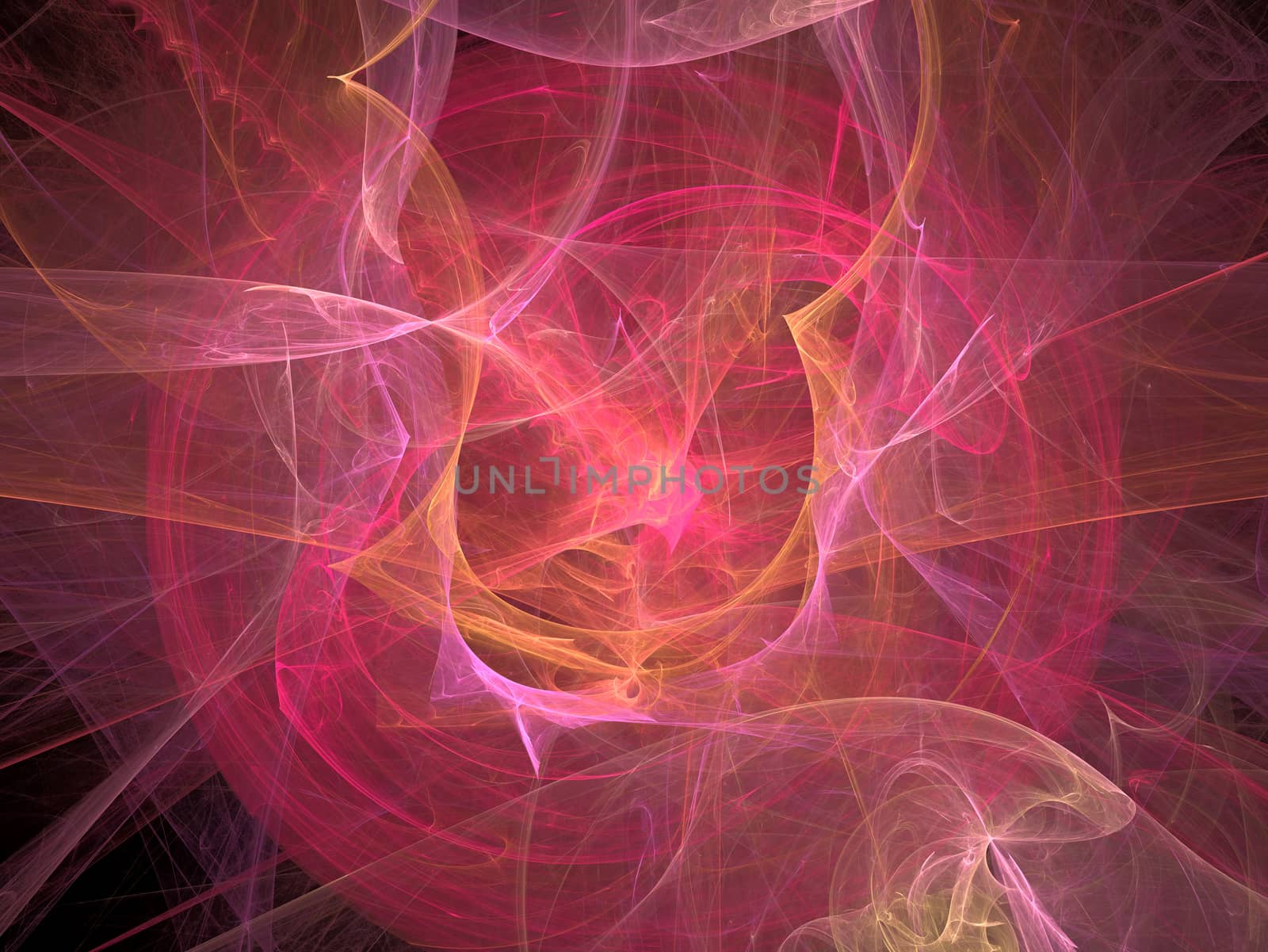 A digitally generated background fractal.

