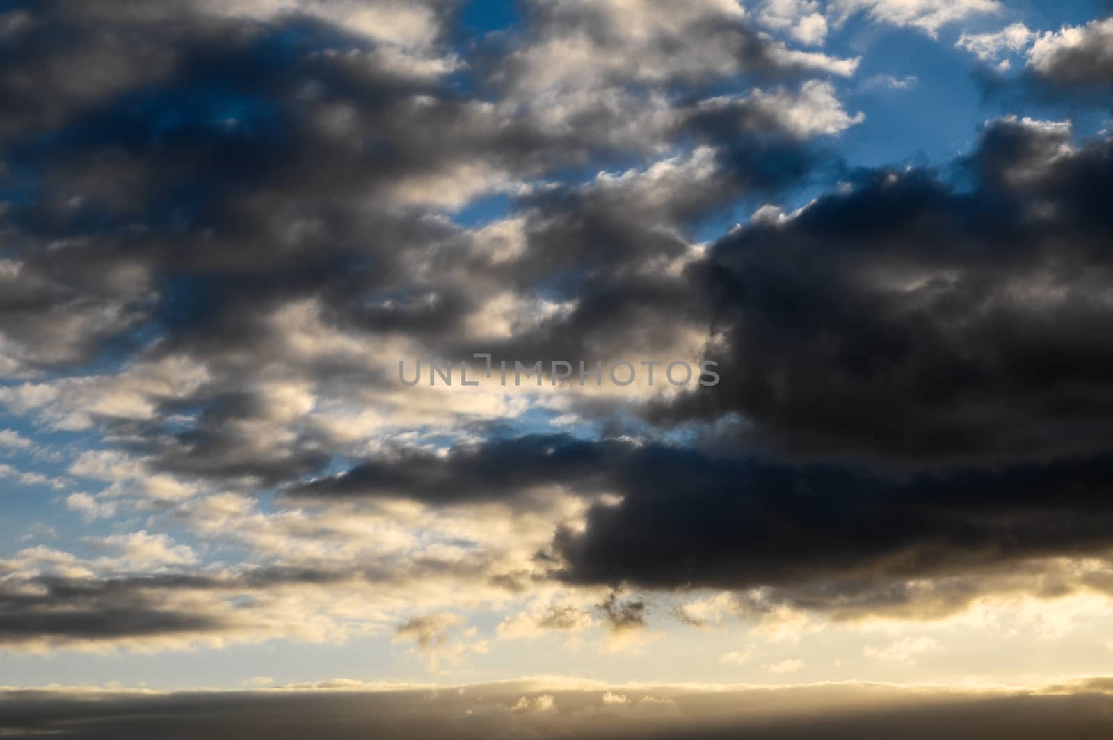 Colored Clouds at Sunset by underworld