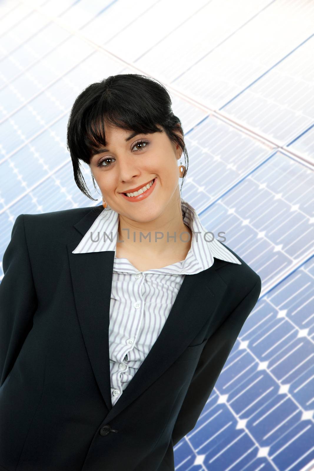 young business woman portrait at the office