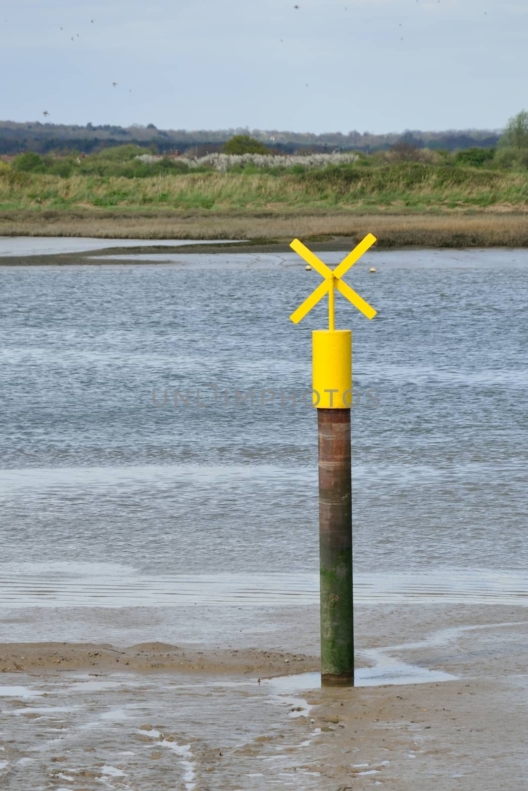 Yellow Boating Signal in creek