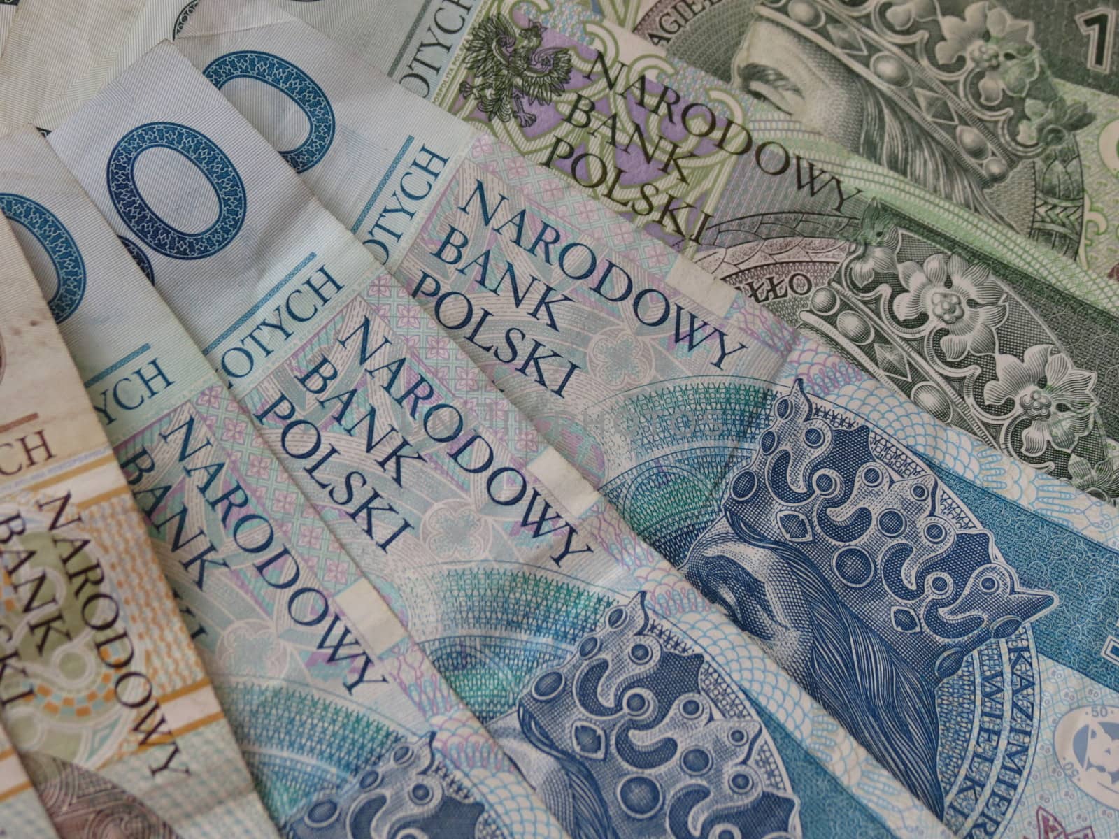 Polish zloty (PLN) currency - banknotes