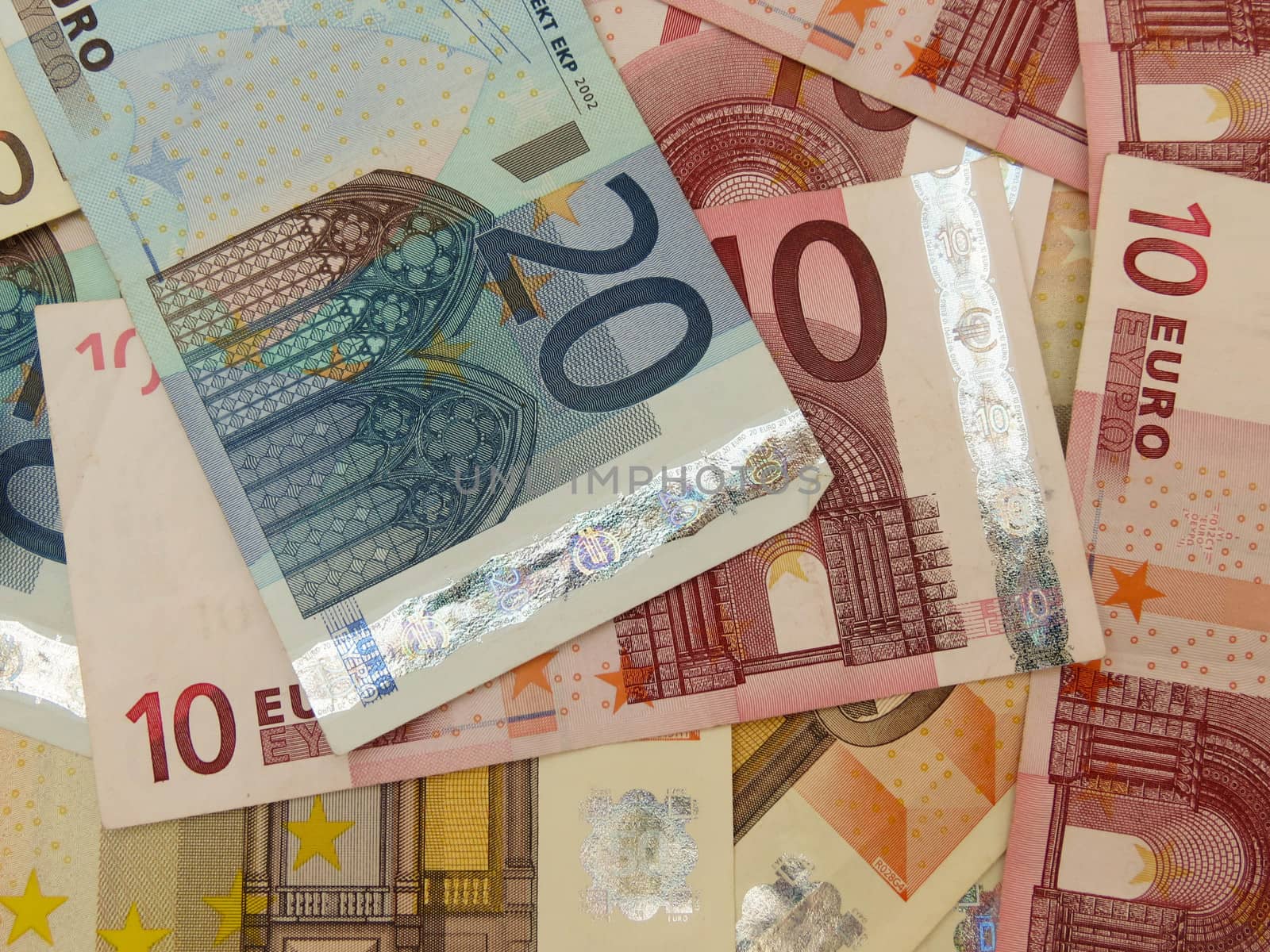 Euro (EUR) banknotes - legal tender of the European Union