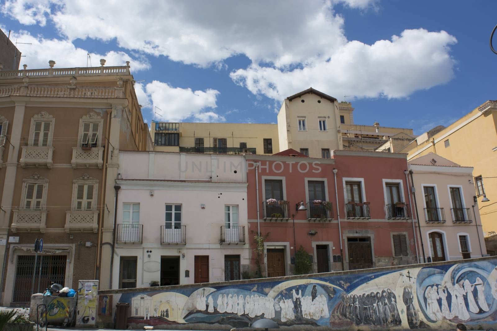old quarter of the city of Cagliari