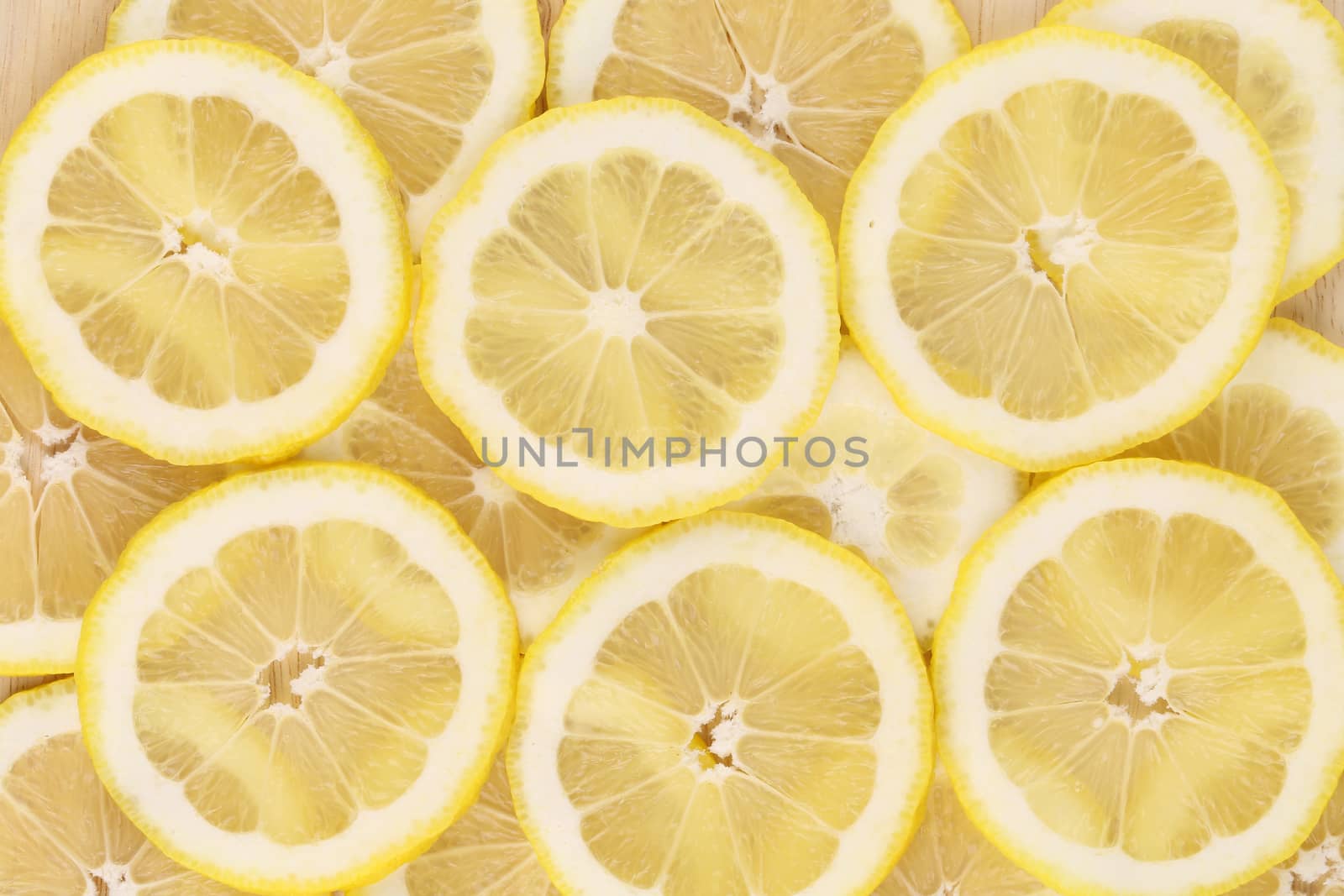 Close up of lemon slices. Macro. Whole background.