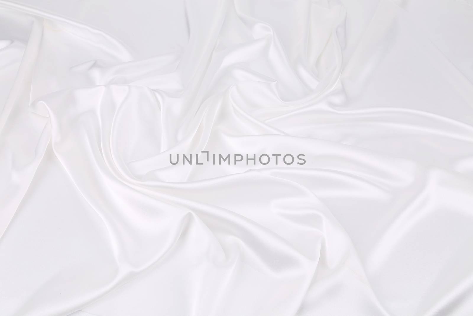 White silk background. Close up. Whole background.