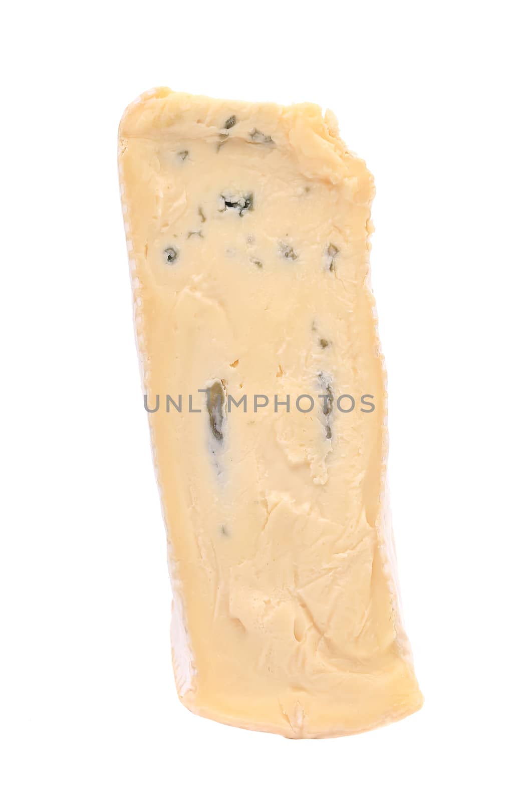 Dor Blue cheese. Isolated on a white background.