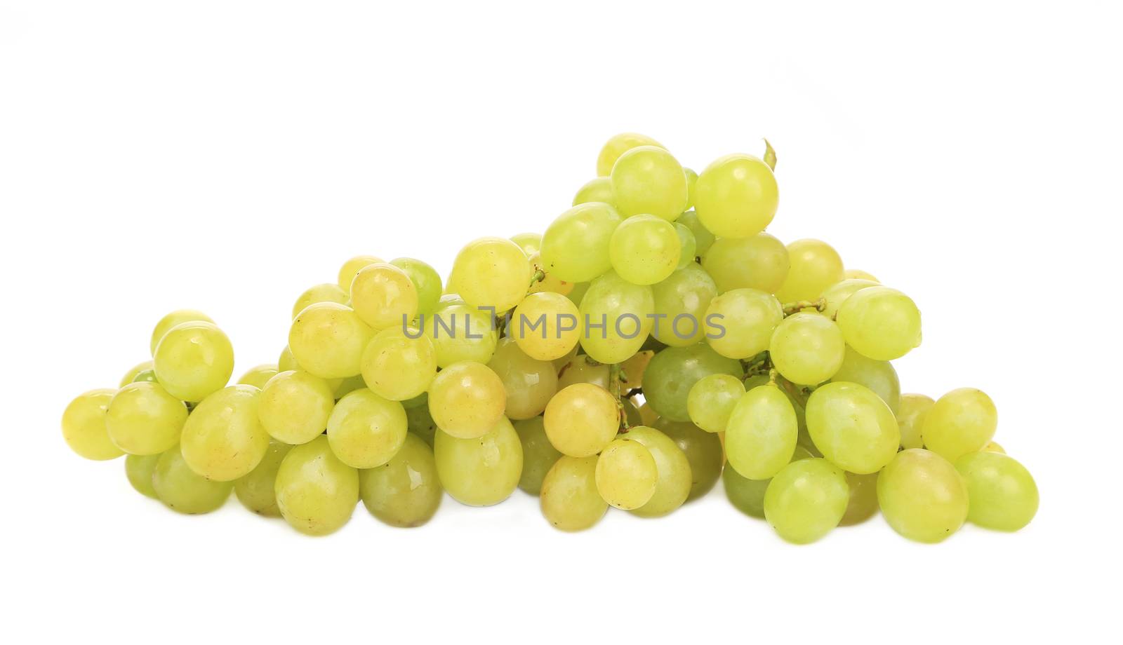 White grape. Isolated on a white background.