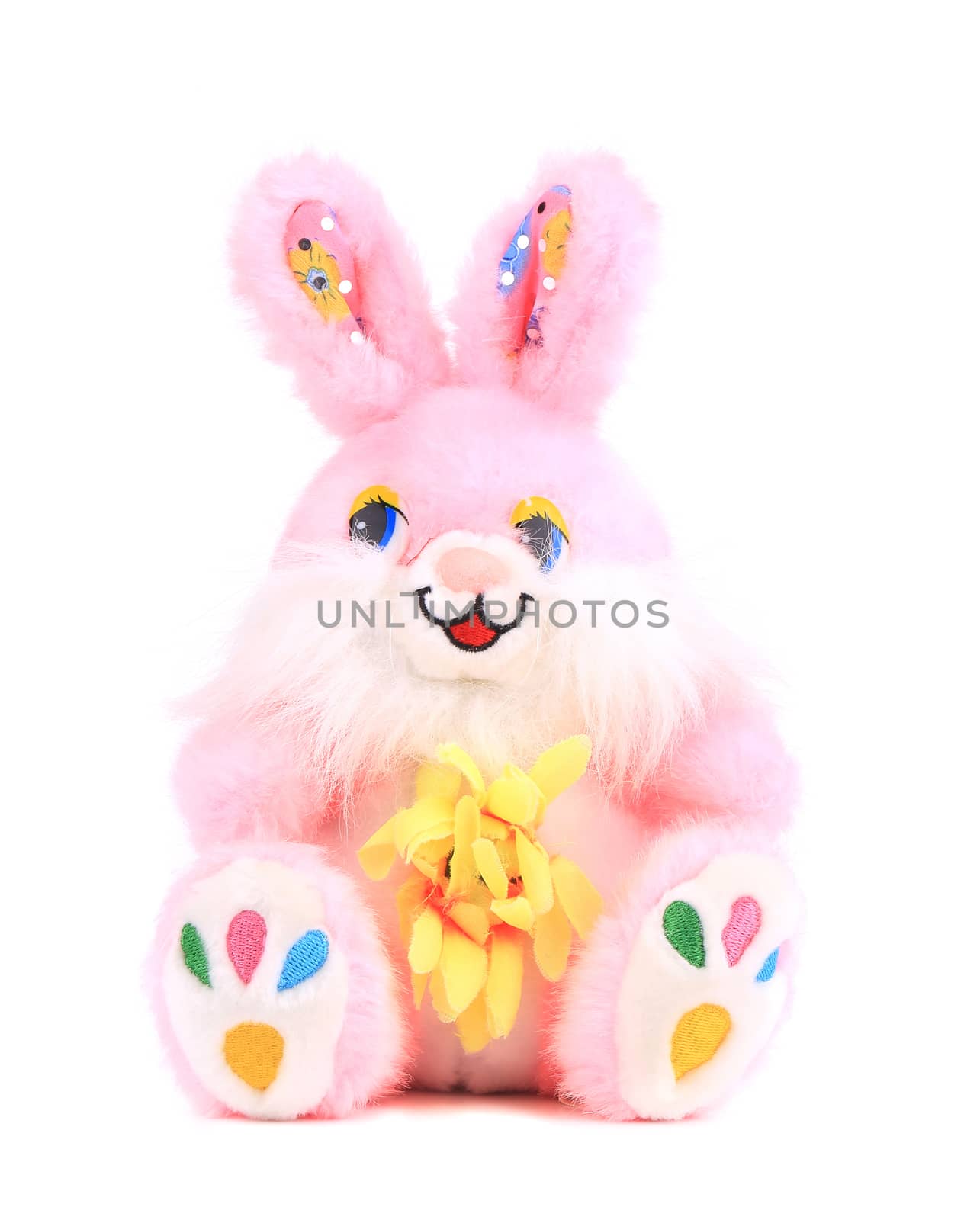 Fluffy pink foxy rabbit. by indigolotos