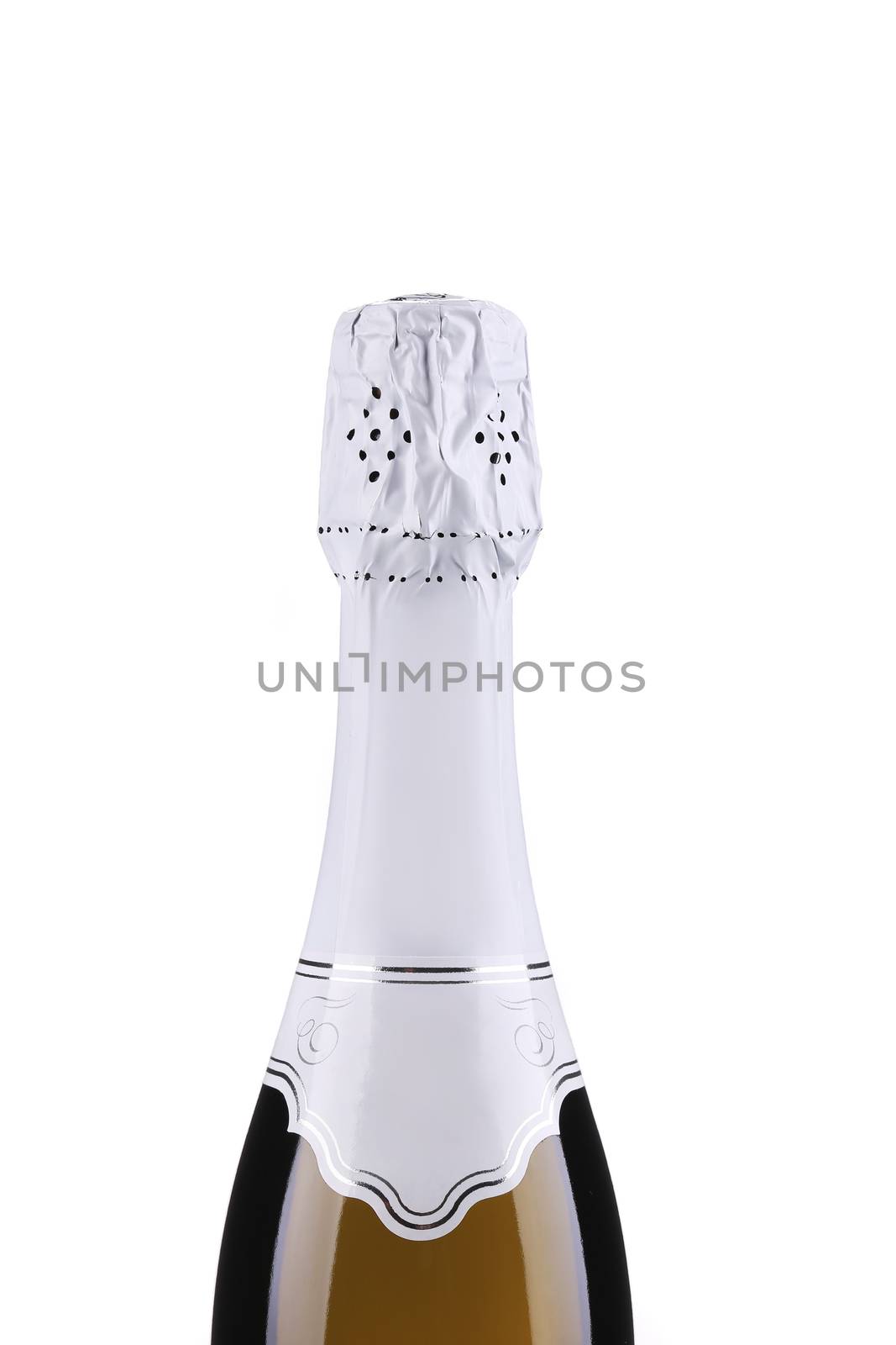 Top of champagne bottle. by indigolotos