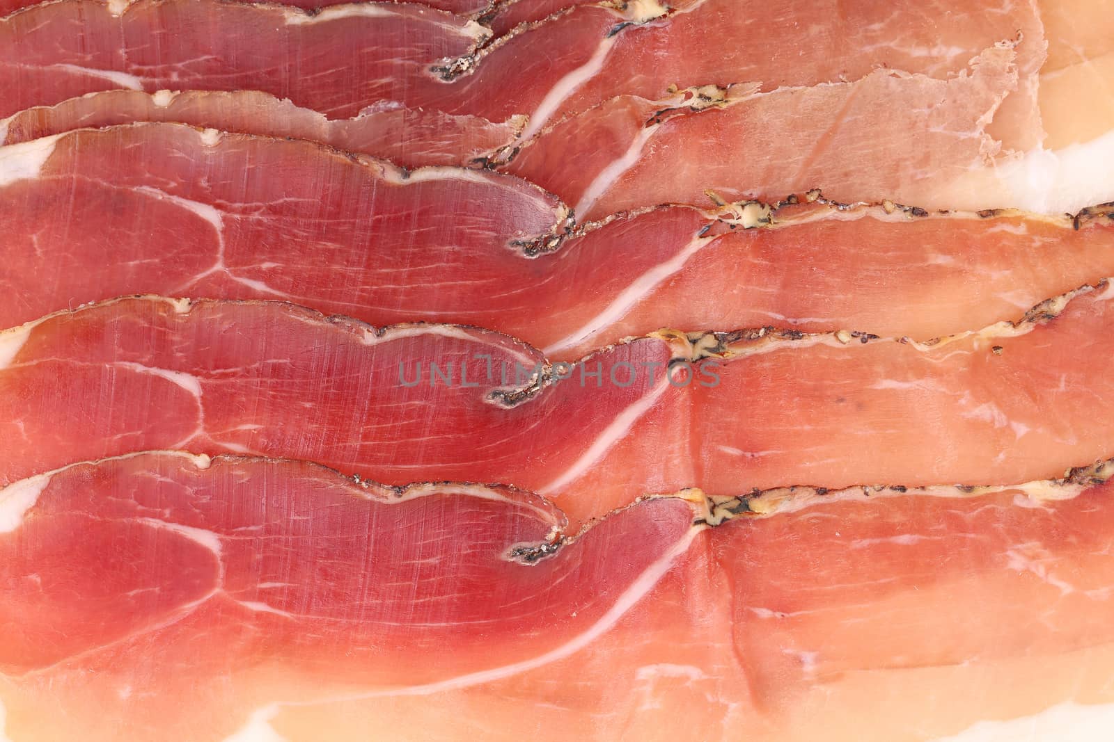 Slices of Delicious Prosciutto. by indigolotos