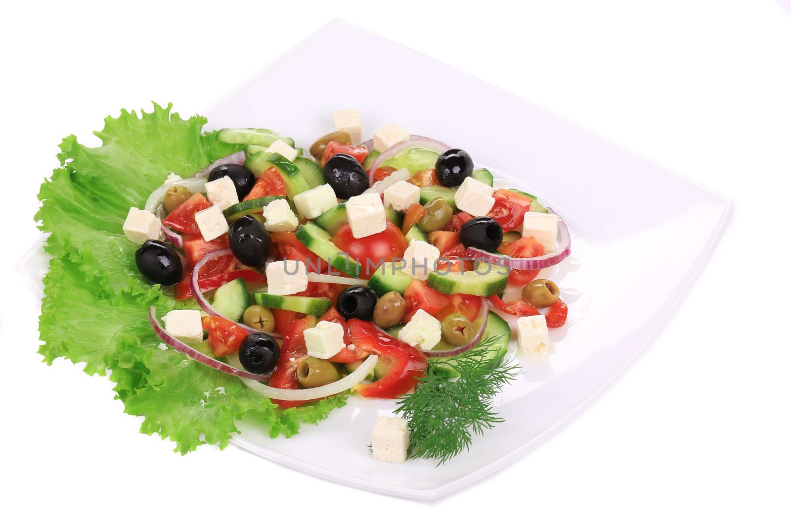 Greek salad. by indigolotos