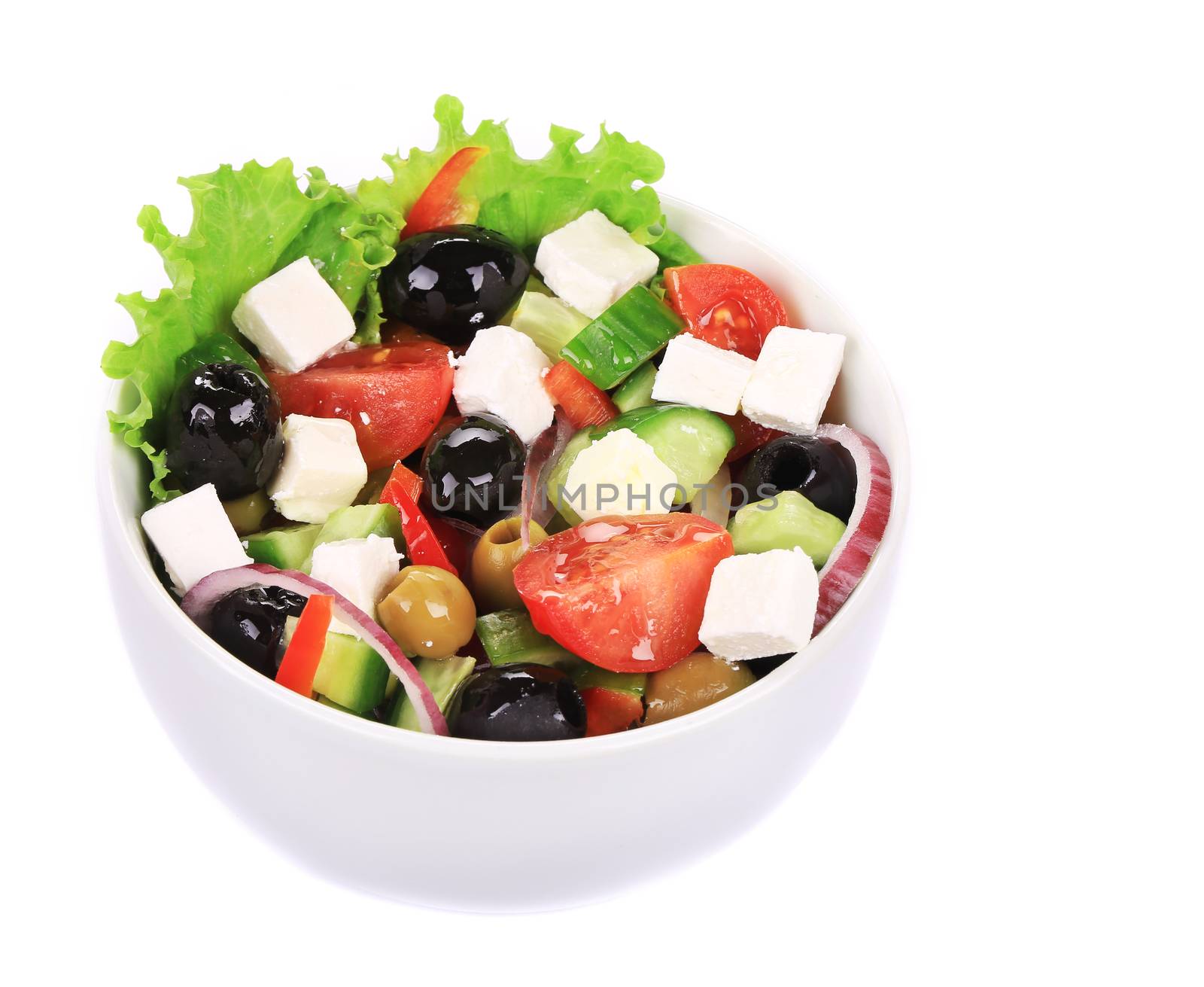 Fresh greek salad. by indigolotos