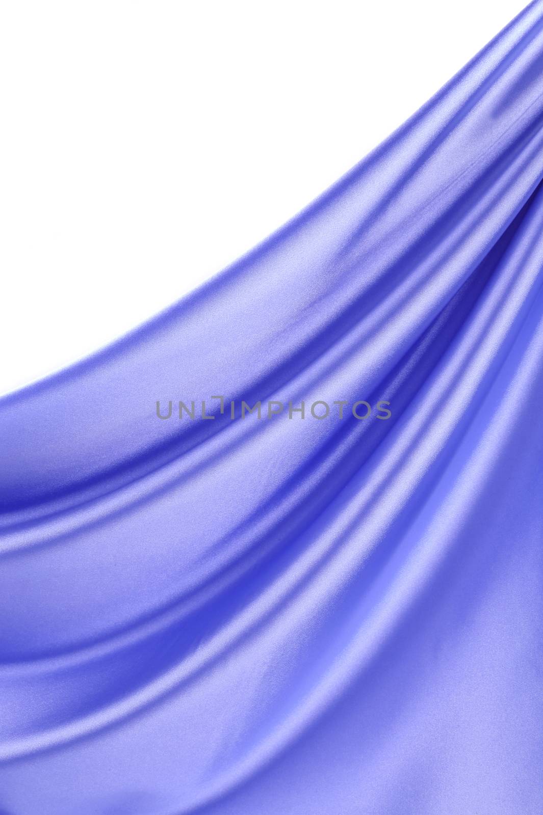 Blue silk drape. by indigolotos