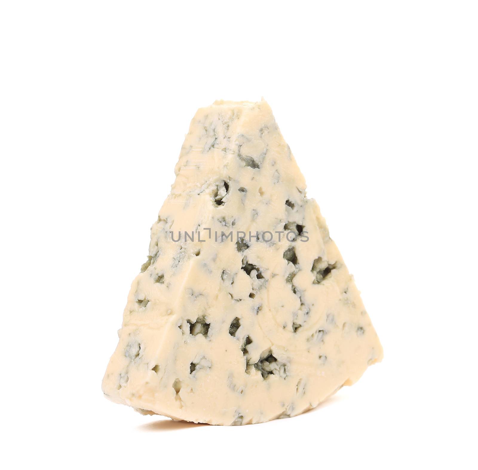 Delicious dorblue cheese. Isolated on a white background.