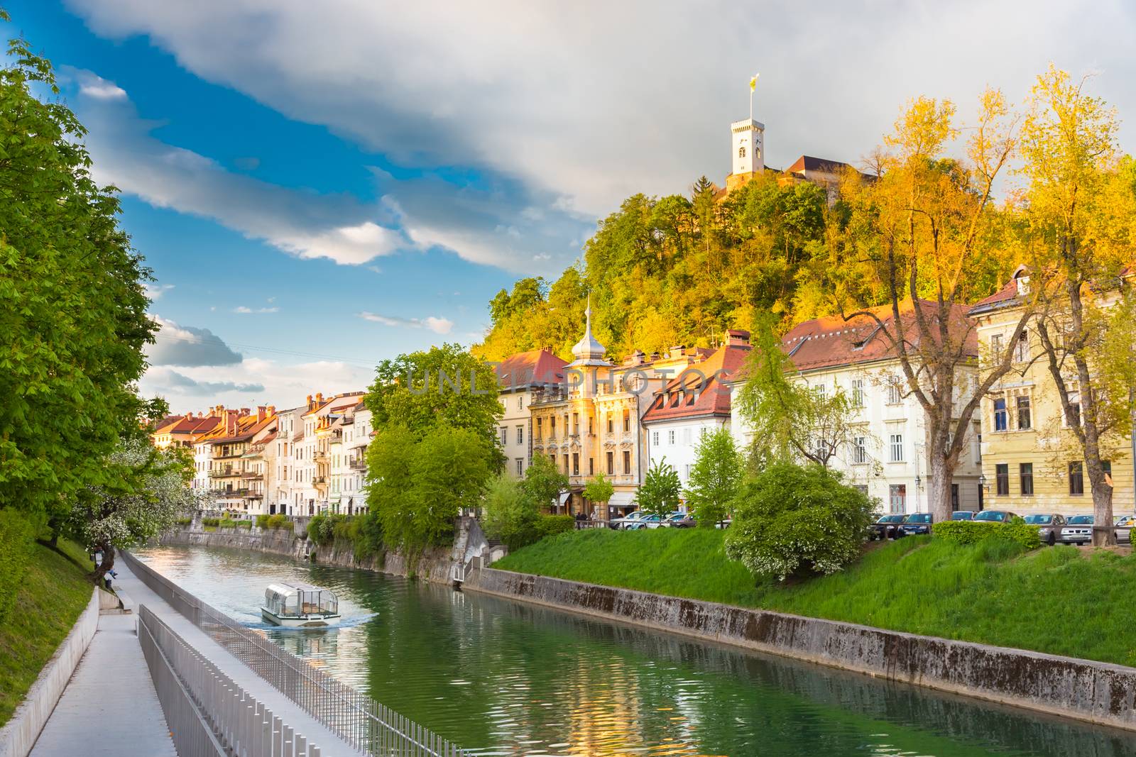 Medieval houses of Ljubljana, Slovenia, Europe. by kasto