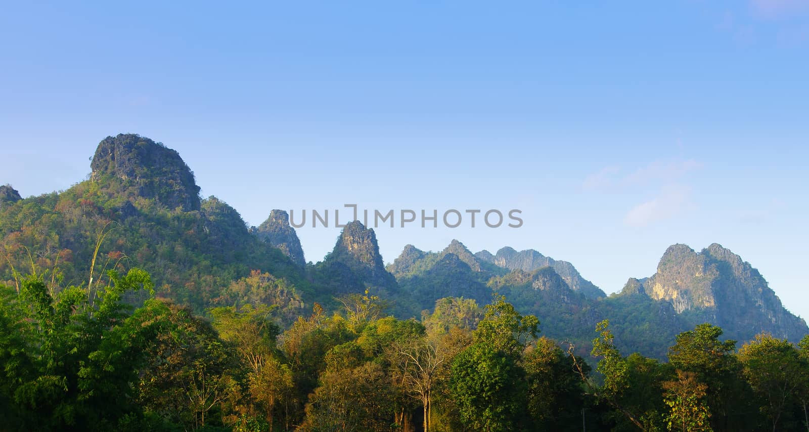 Nice mountain landscape, Chiangmai, Thailand