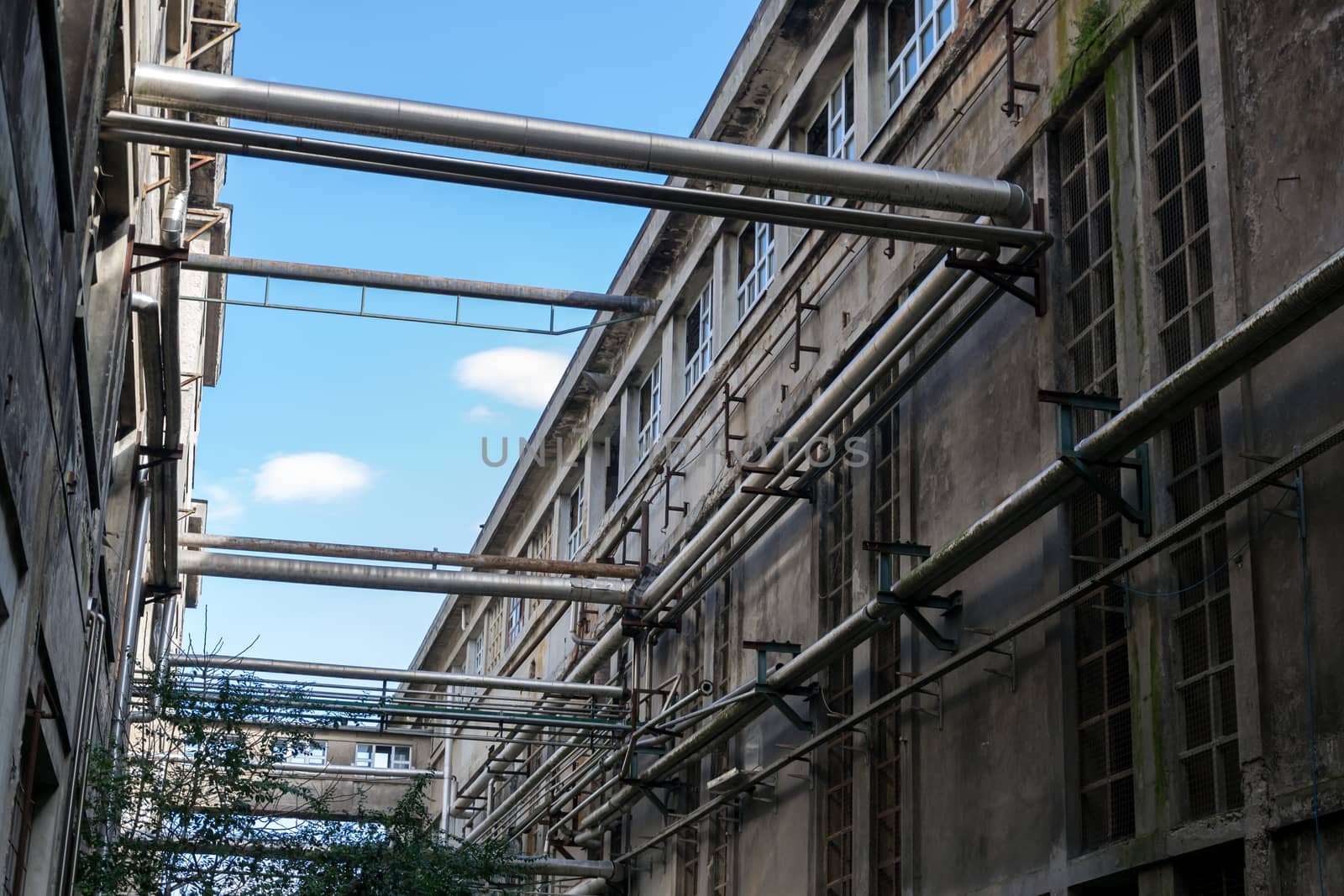 Old industrial factory abandoned in Italy