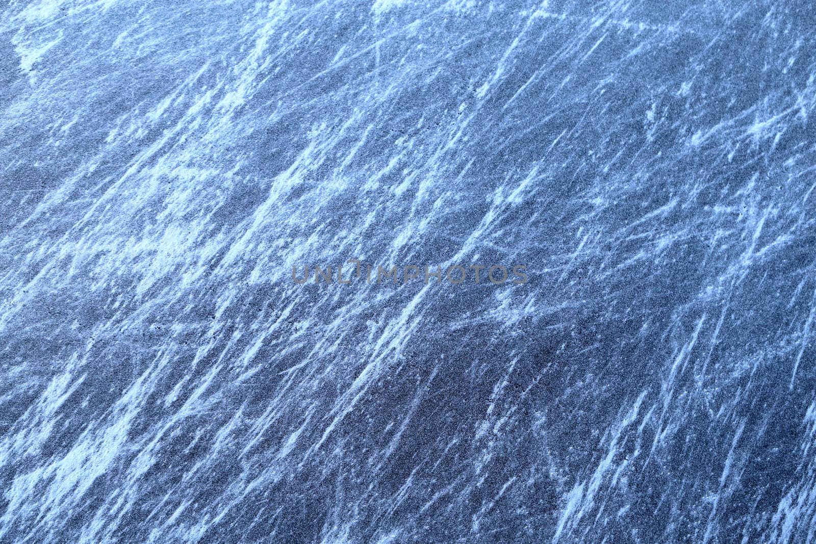 Texture of river ice