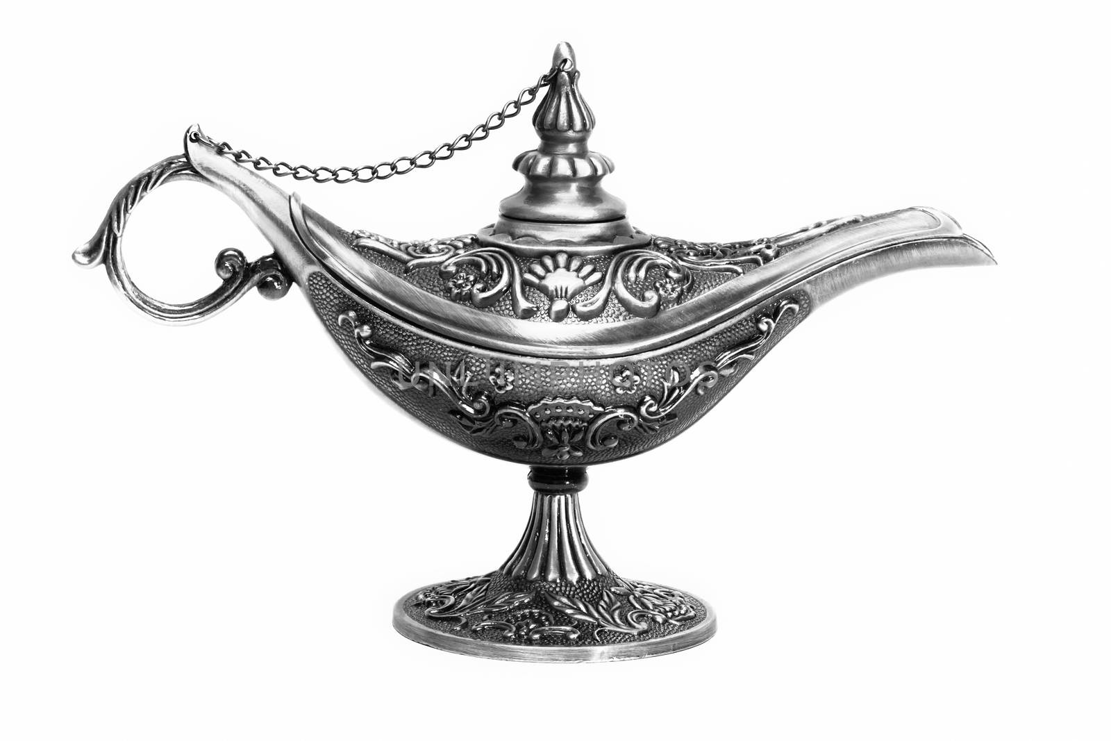 Magic lamp of Aladdin isolated