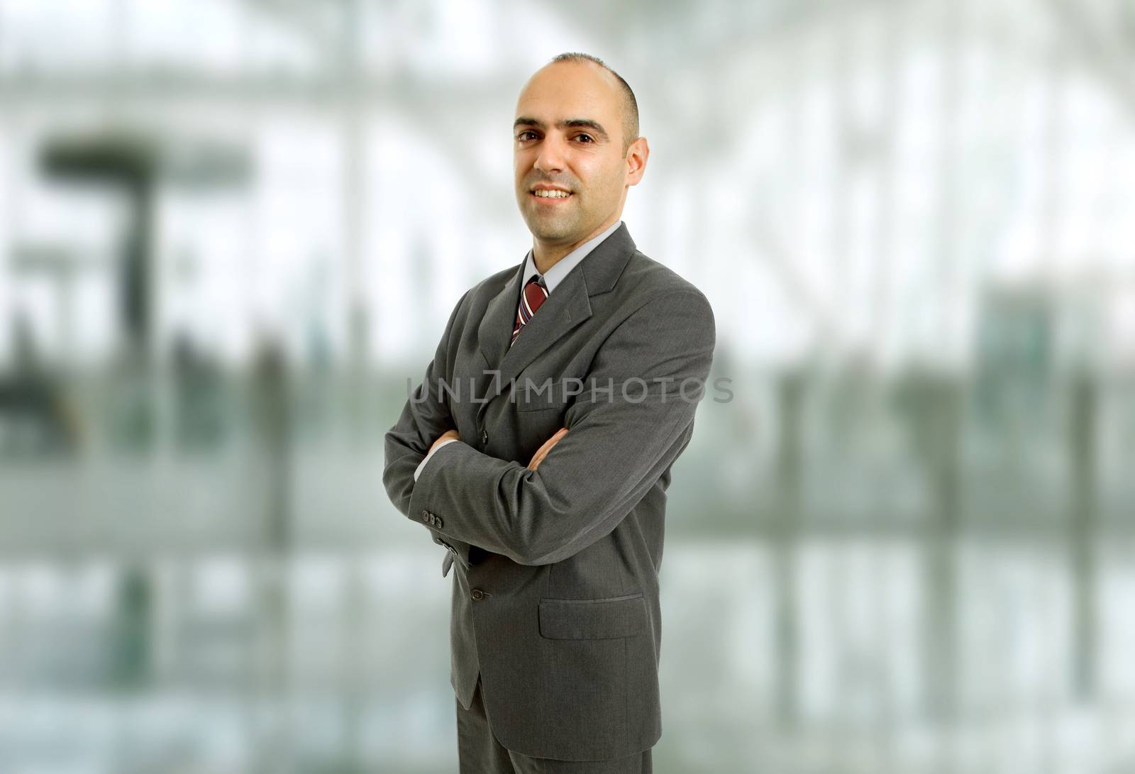 young business man at the office