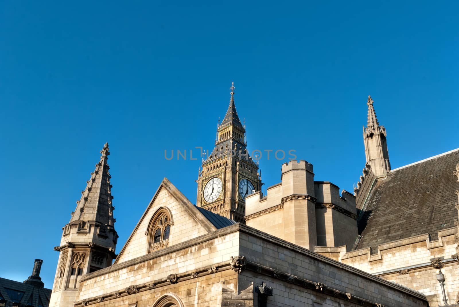 Detail from Building of British Parliament