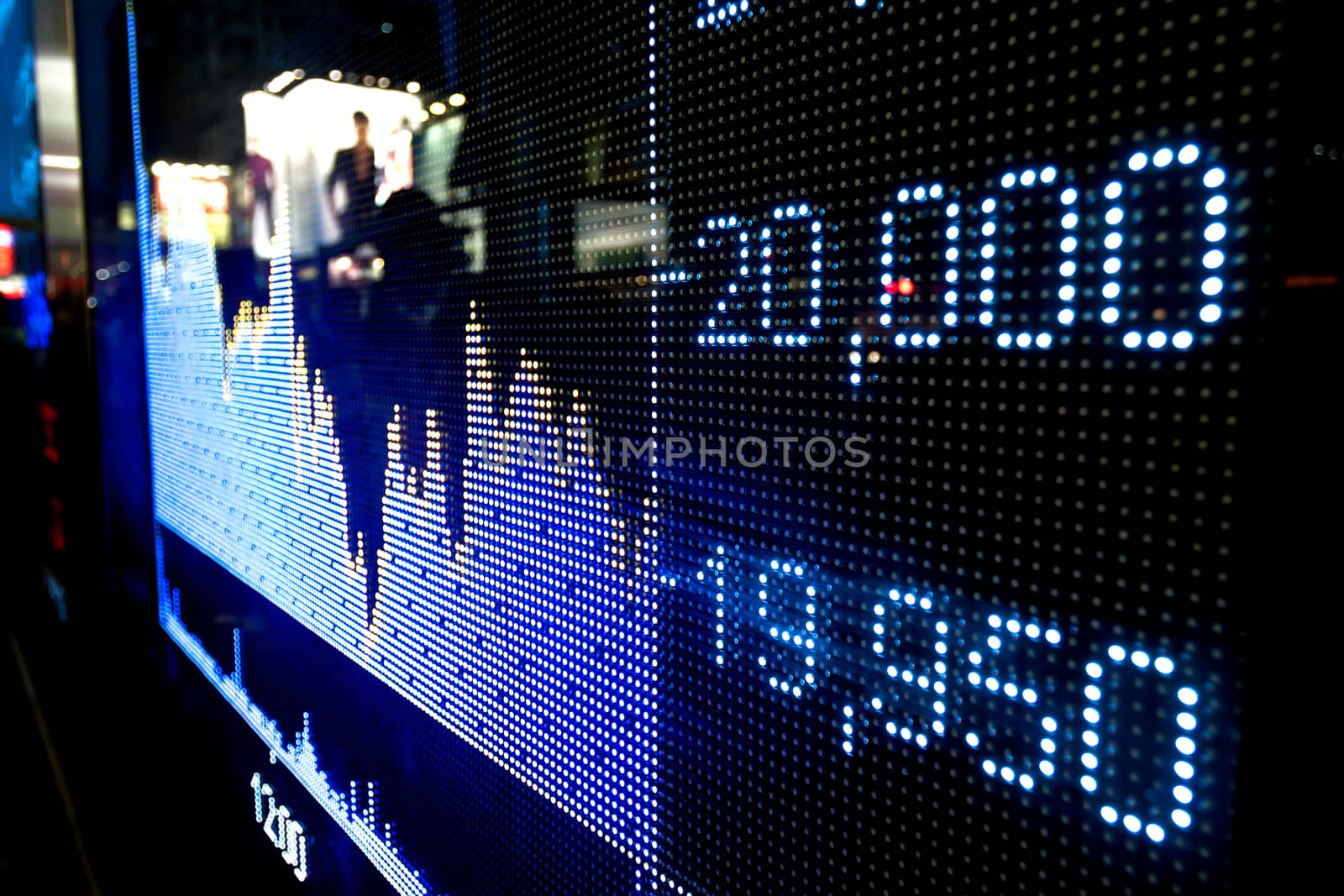 Stock market price display abstract by kawing921