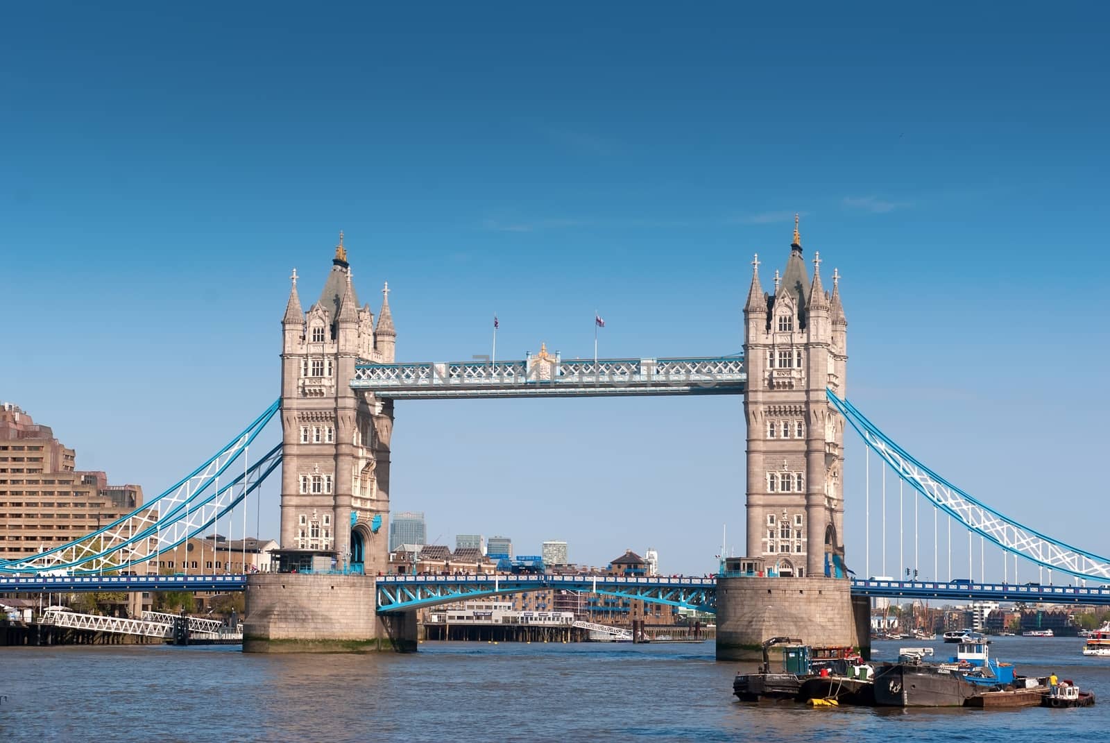 Tower Bridge in London, UK