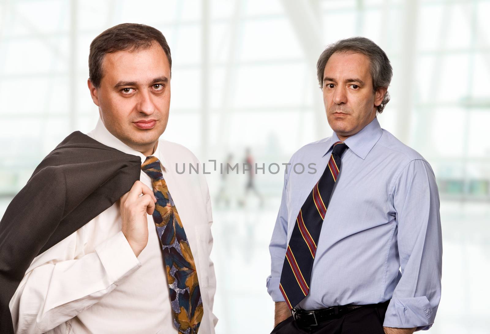 two maure business men at the office