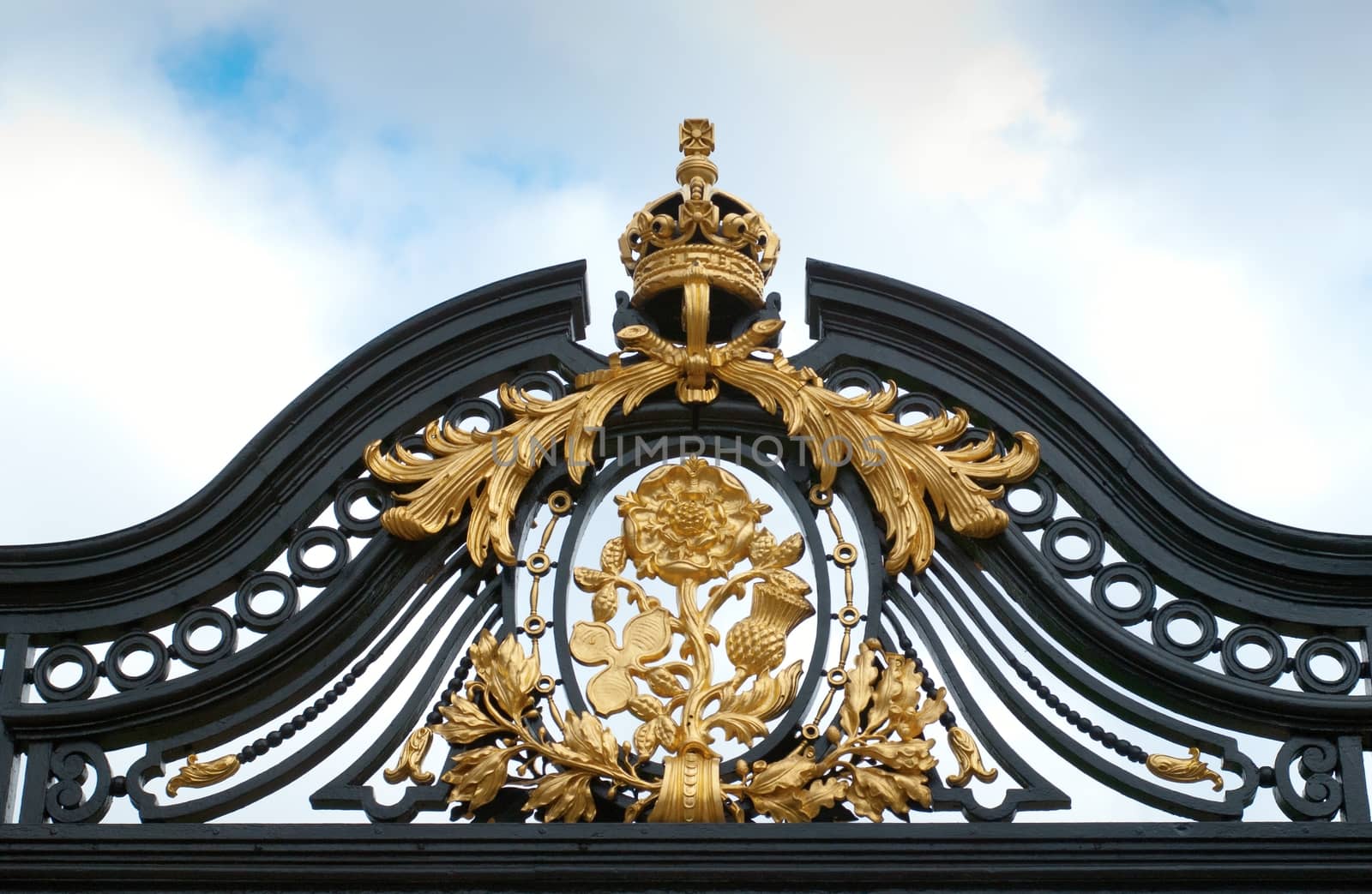 Buckingham Palace fence detail by mitakag