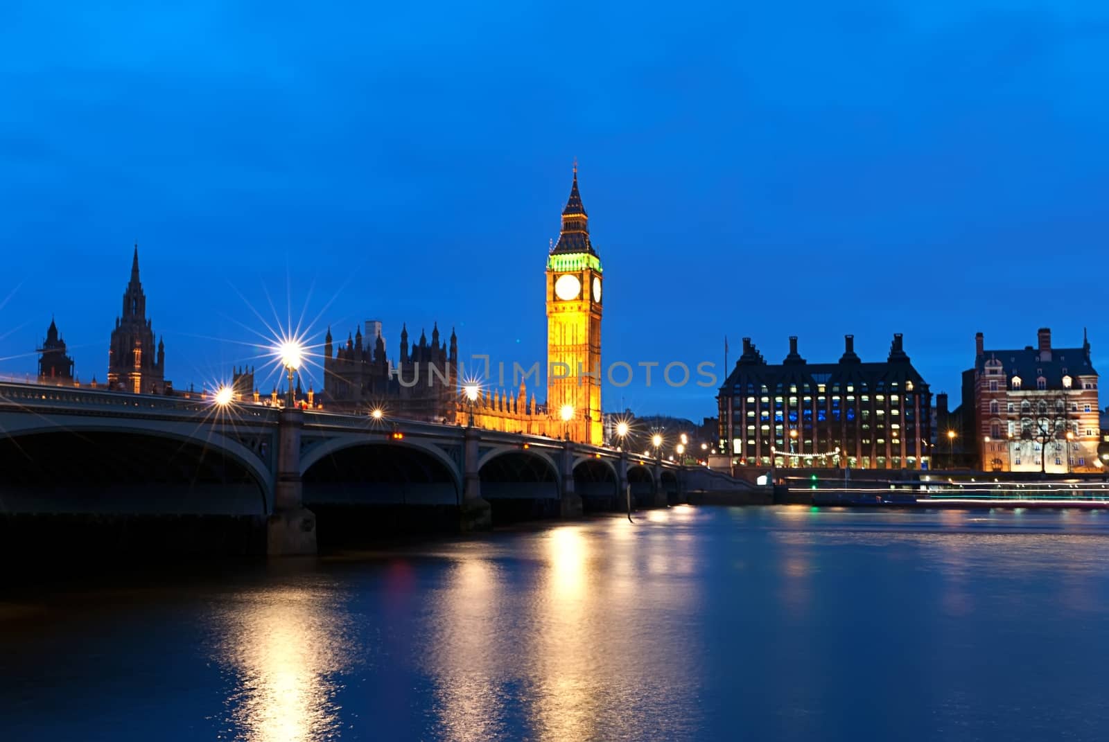 Big Ben, one of the most prominent symbols of both London and England