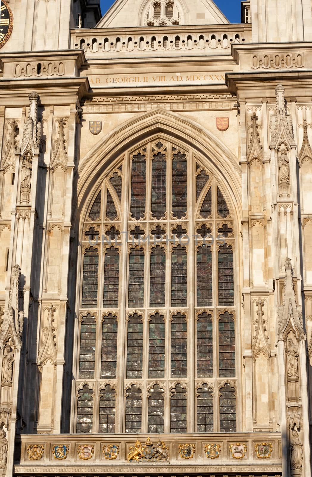 Westminster Abbey London detail