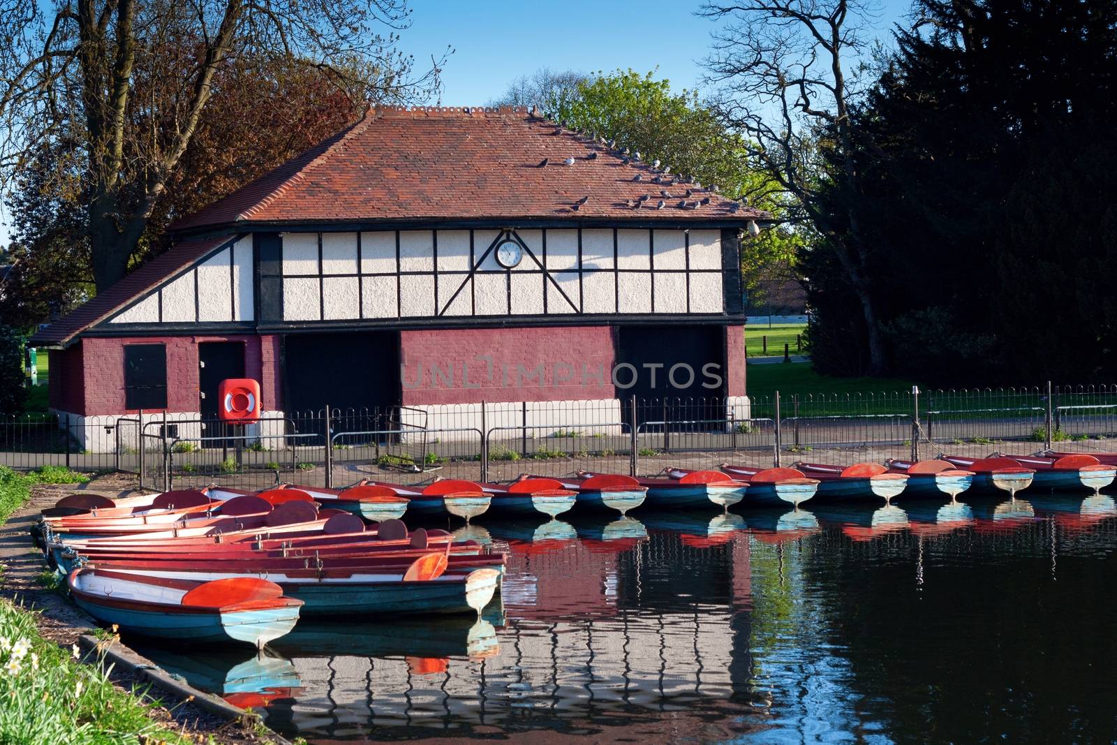 Boat House on a Lake by mitakag