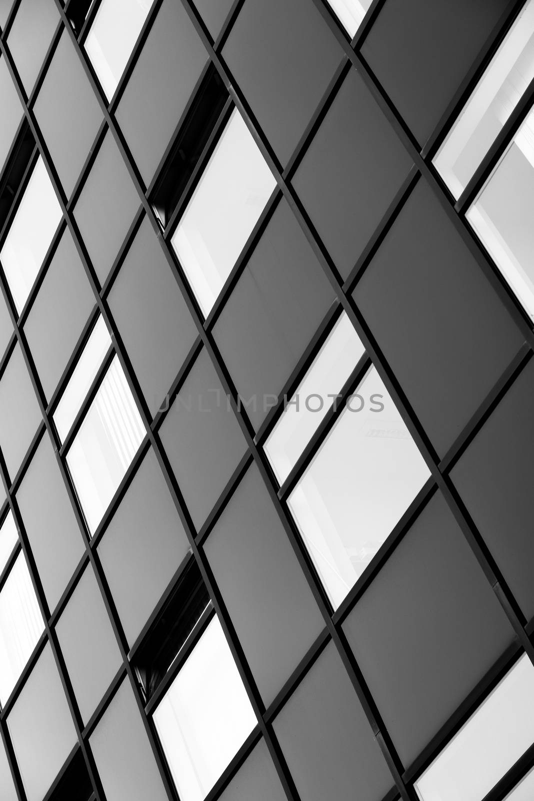 Abstract closeup picture of a modern building