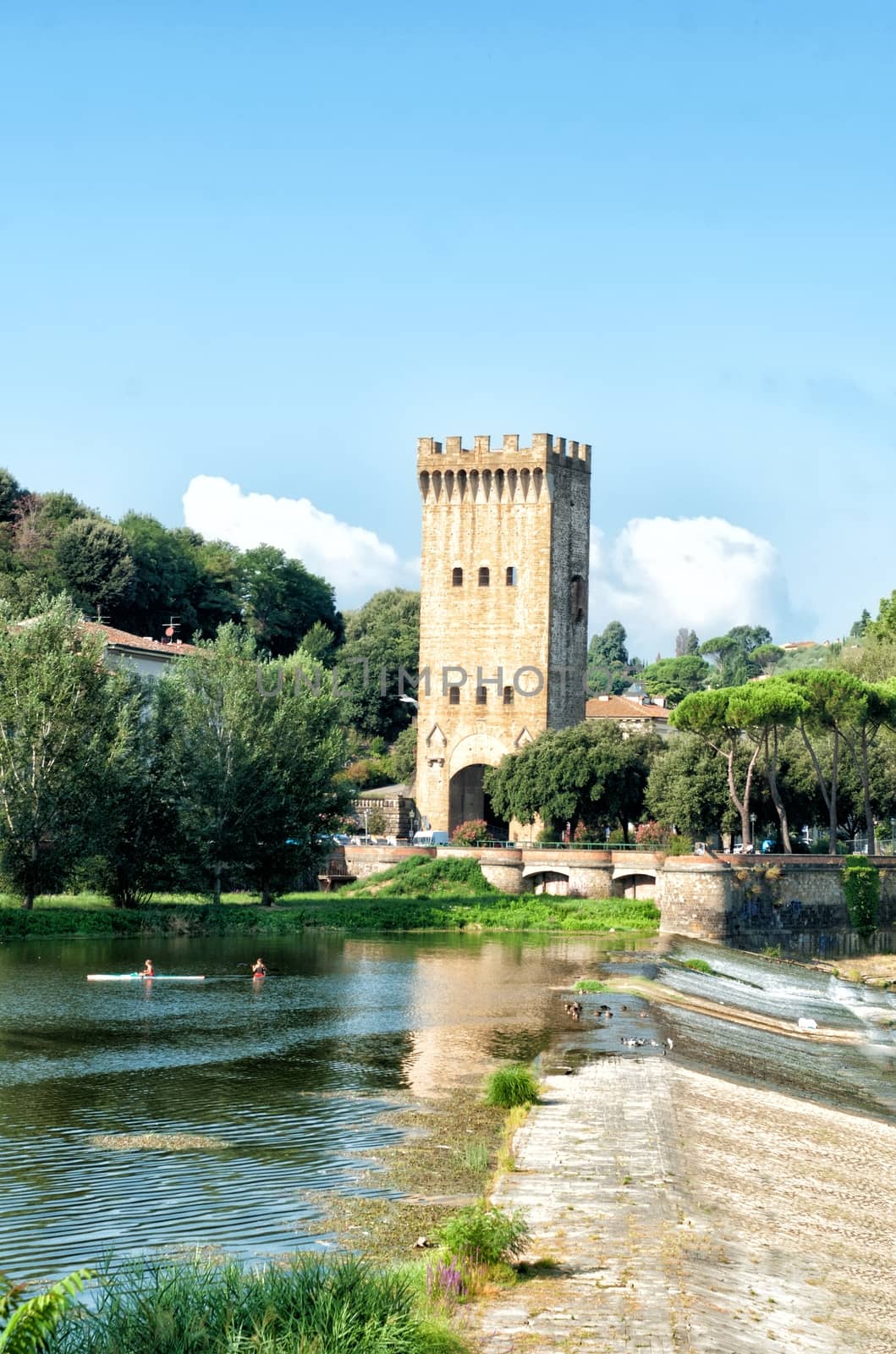 Sunny landscape in Toscana, Italy