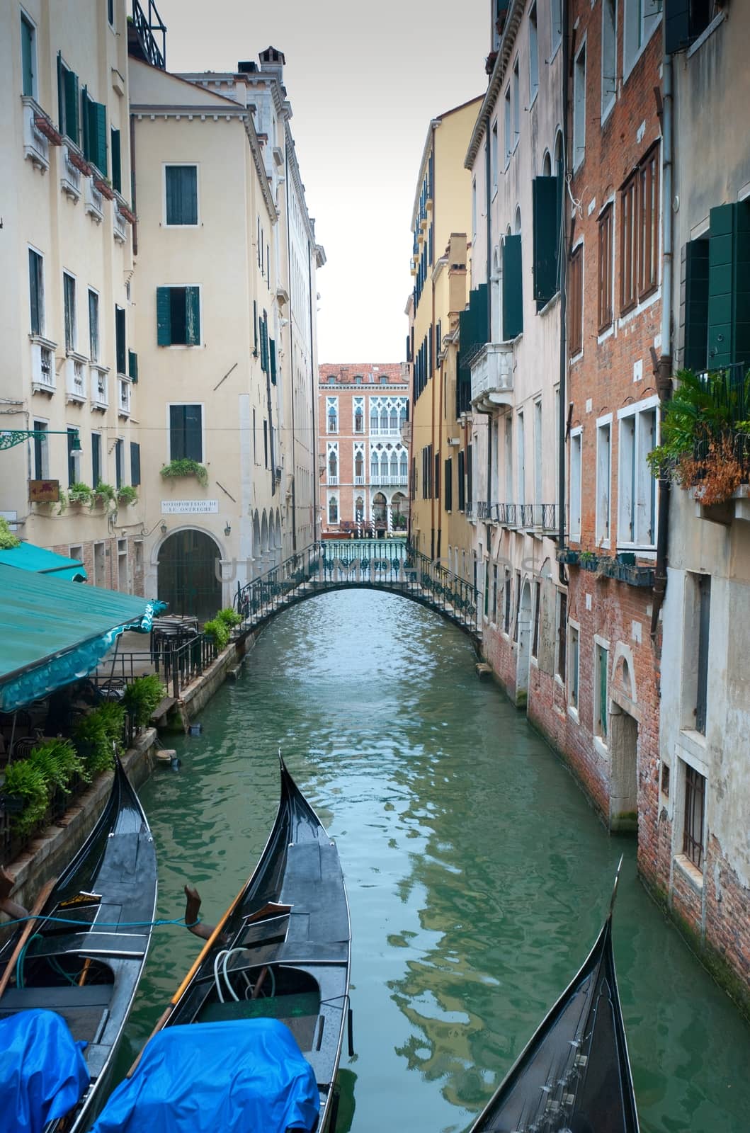 Old bridge in Venice