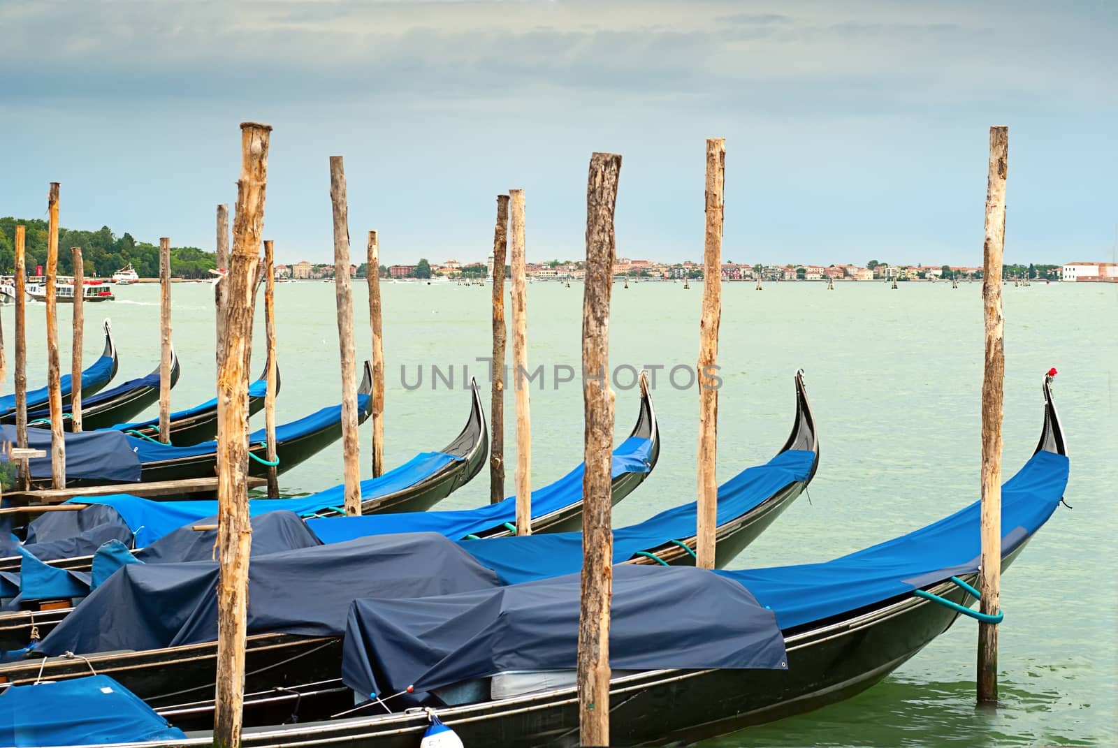 Gondolas in Venice, Italy